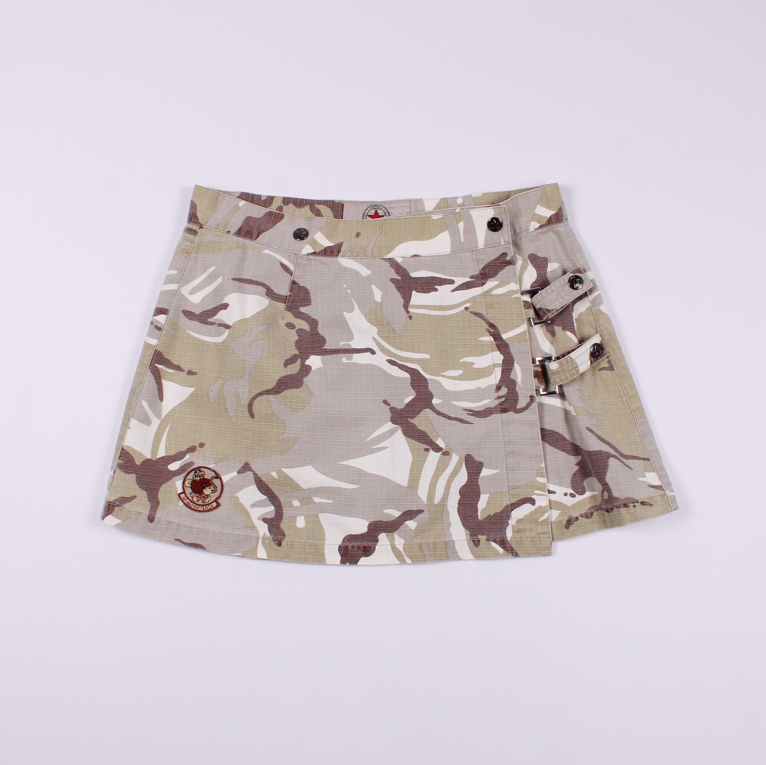 Vintage Vintage Y2K Camo Mini Wrap Skirt Size 29" - 1 Thumbnail