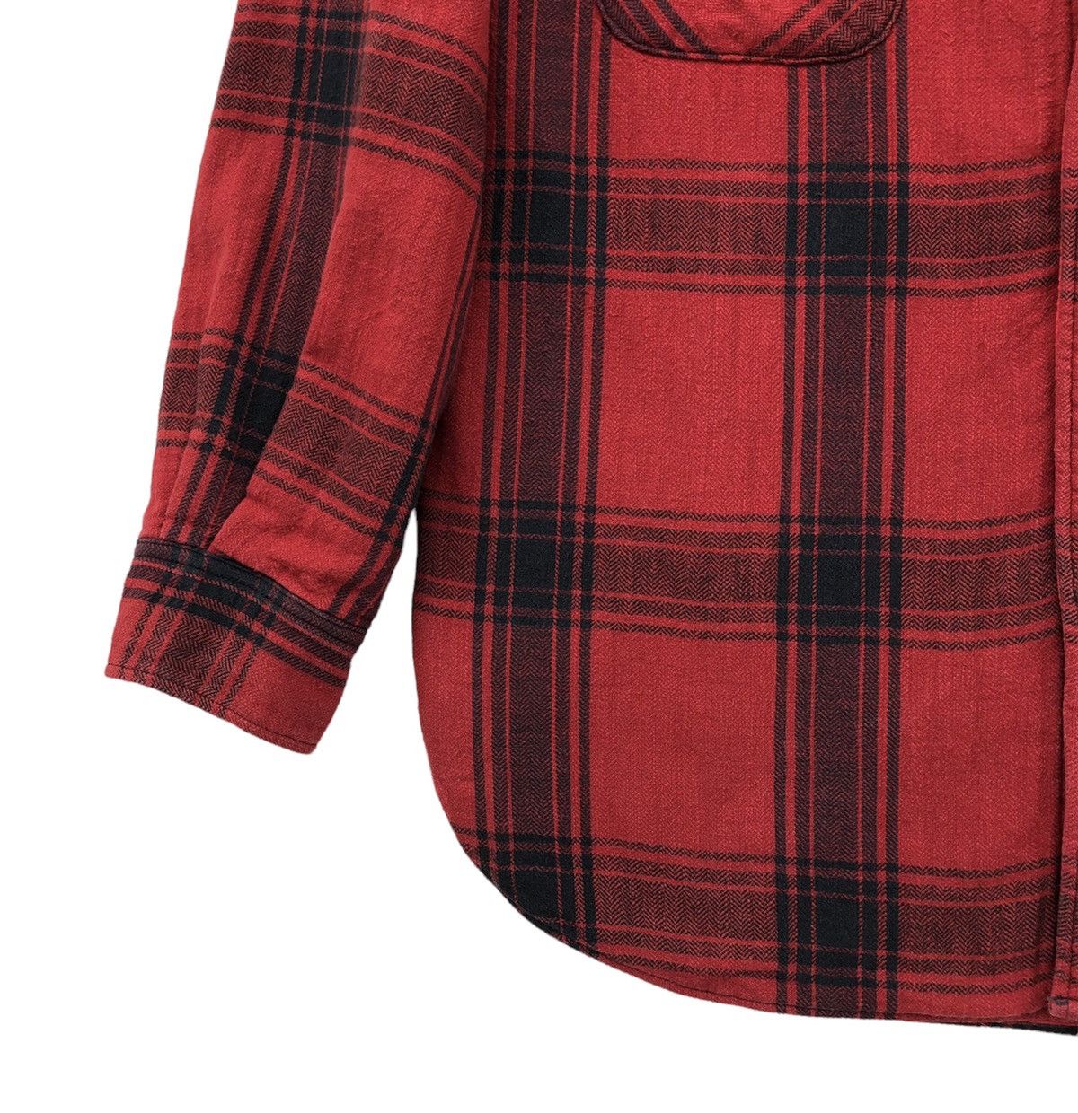 45rpm 🔥45rpm North Marine Drive Flannel Checkered Quilted Jacket Size US XL / EU 56 / 4 - 3 Thumbnail