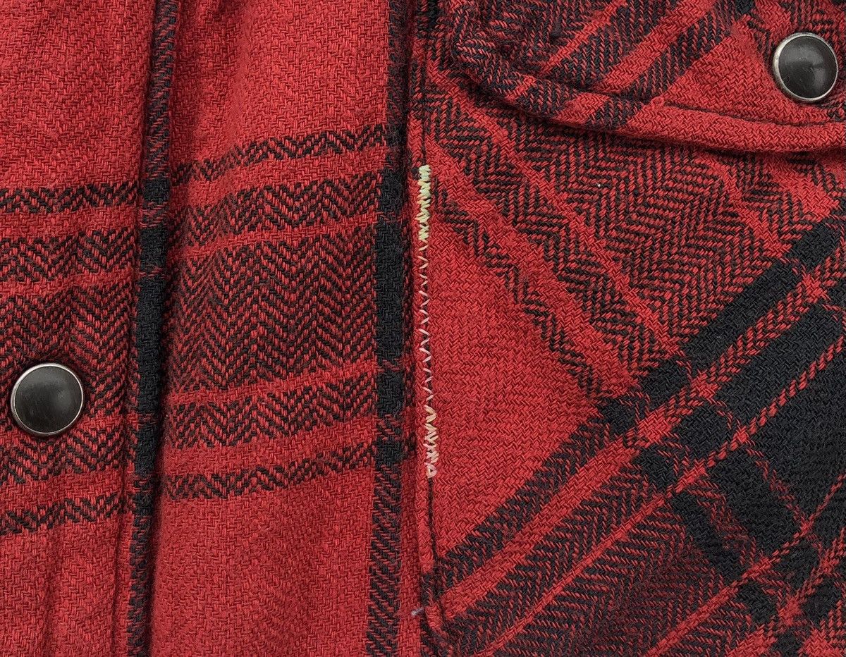 45rpm 🔥45rpm North Marine Drive Flannel Checkered Quilted Jacket Size US XL / EU 56 / 4 - 7 Thumbnail
