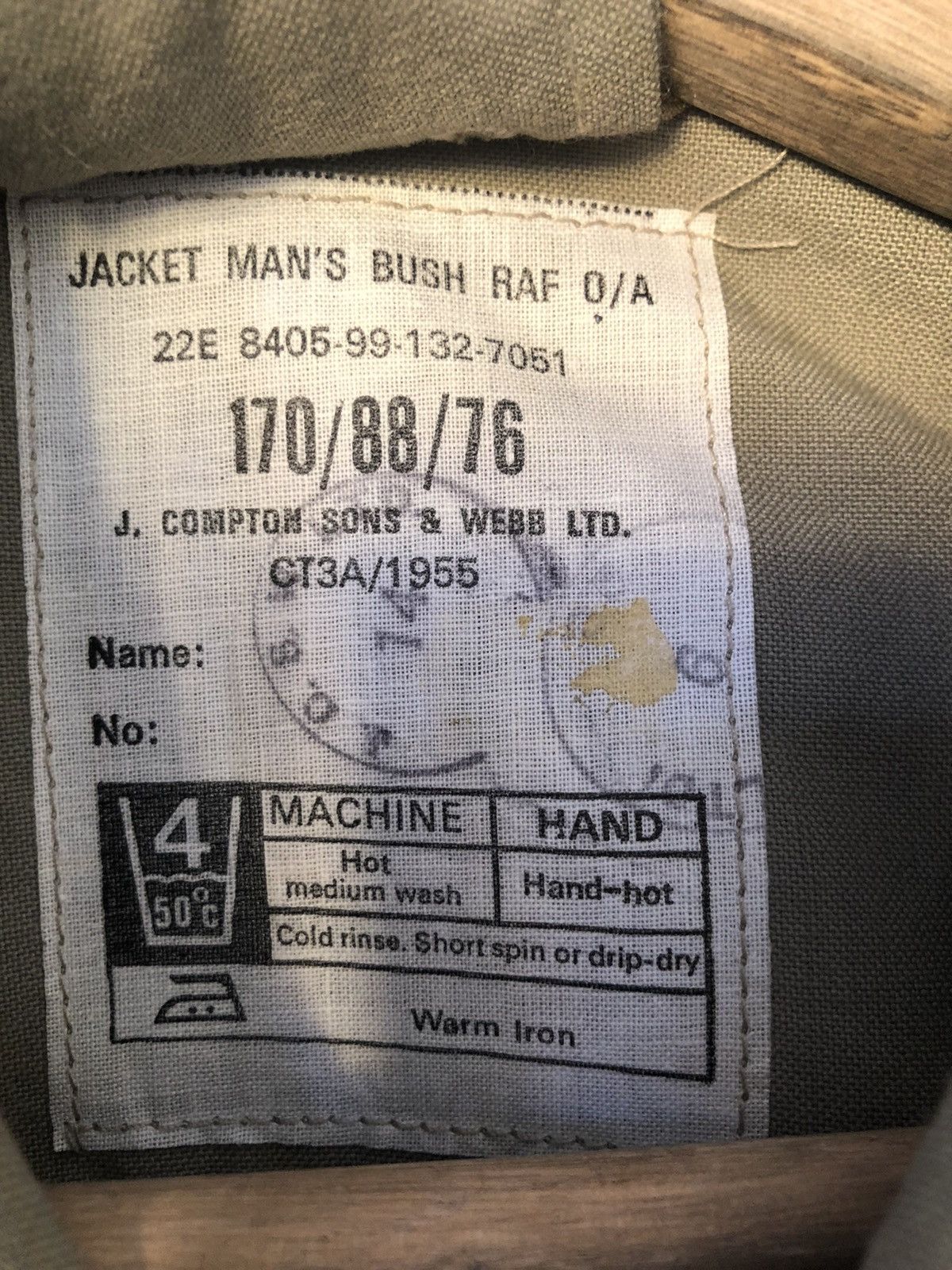 Vintage J. Compton Son’s & Webb Ltd Jacket Man Bush Raf WWII Size US L / EU 52-54 / 3 - 6 Thumbnail