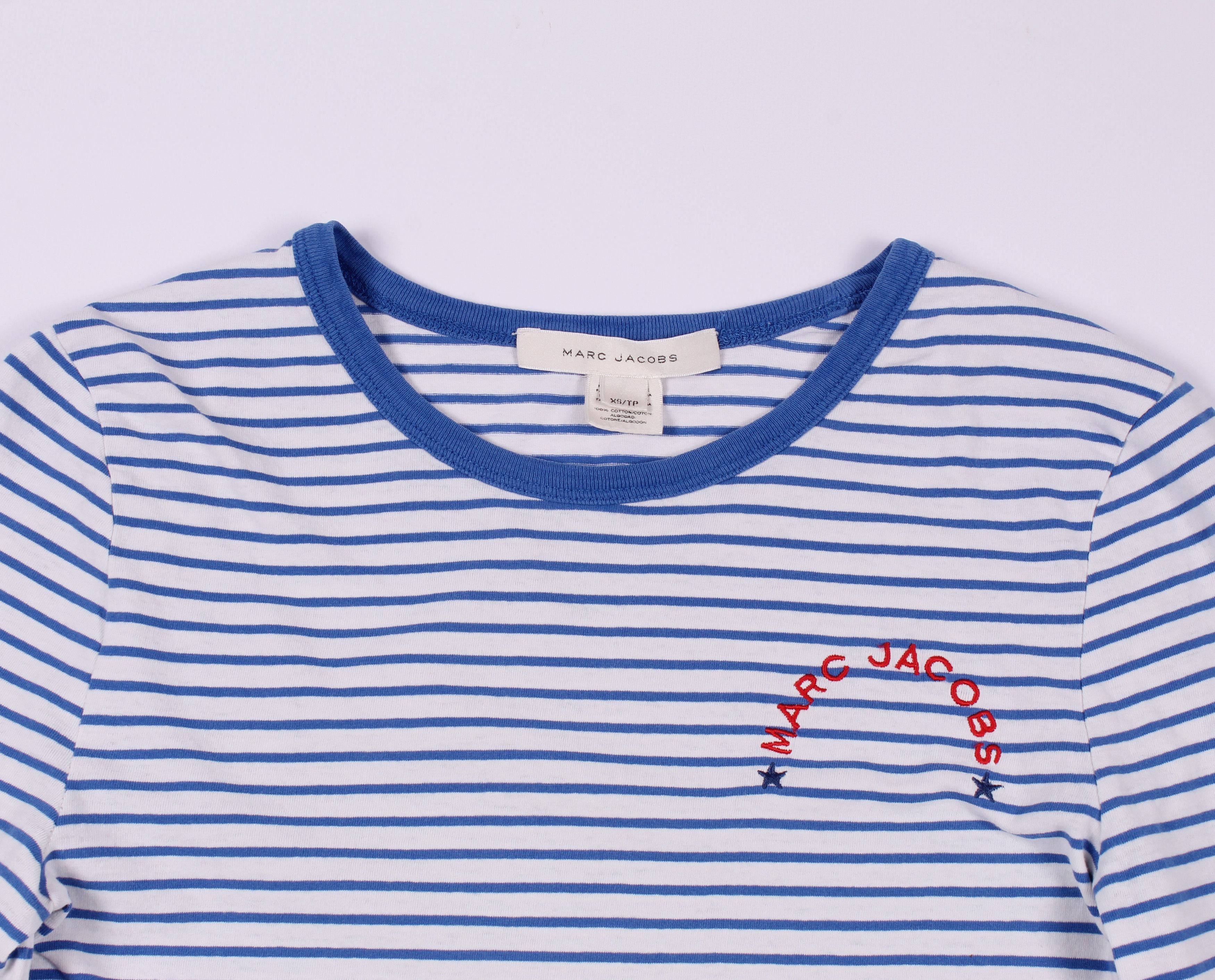 Marc Jacobs Marc Jacobs Striped Long Sleeve Top Jumper Size XS / US 0-2 / IT 36-38 - 5 Thumbnail