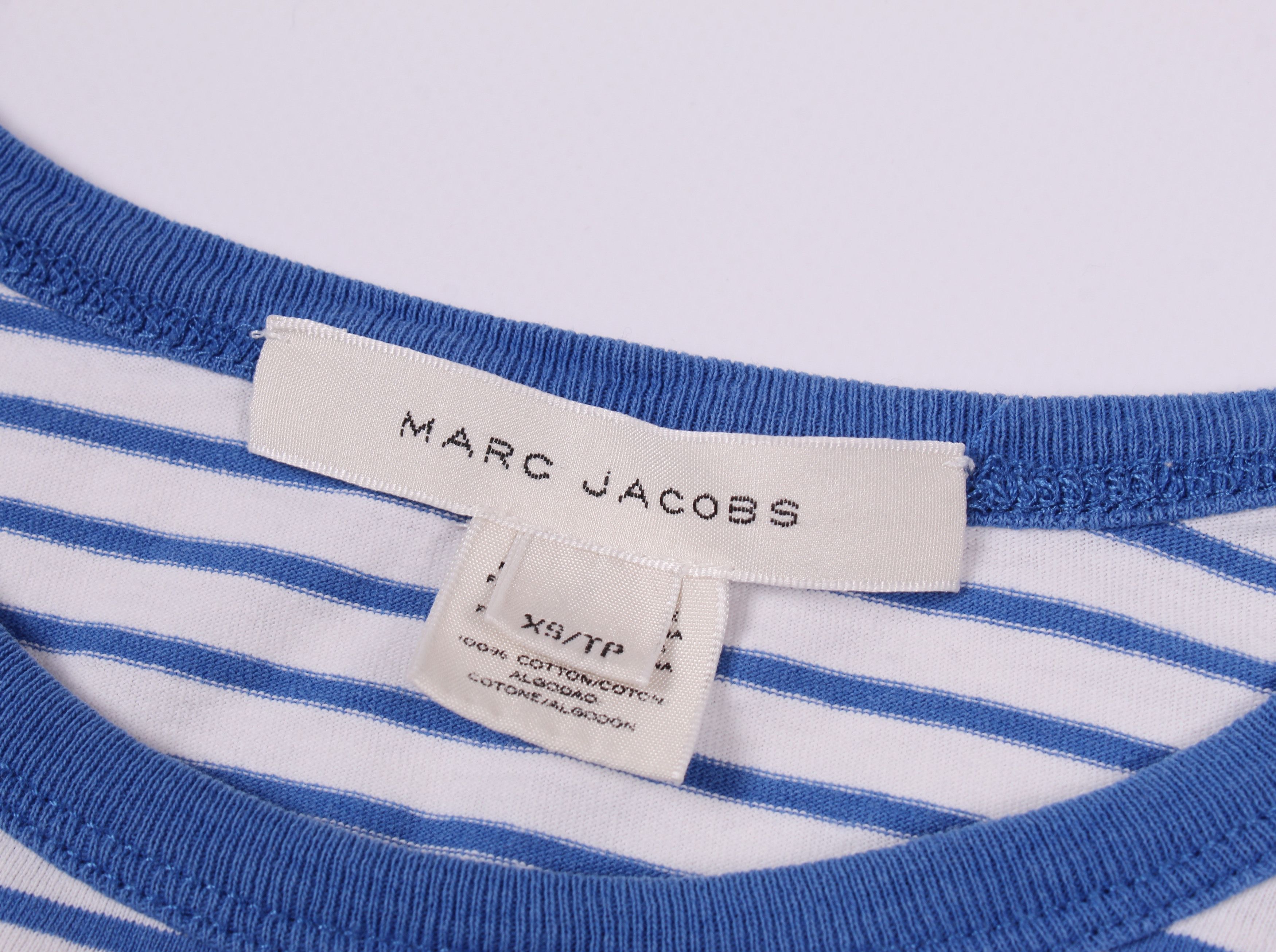 Marc Jacobs Marc Jacobs Striped Long Sleeve Top Jumper Size XS / US 0-2 / IT 36-38 - 9 Thumbnail