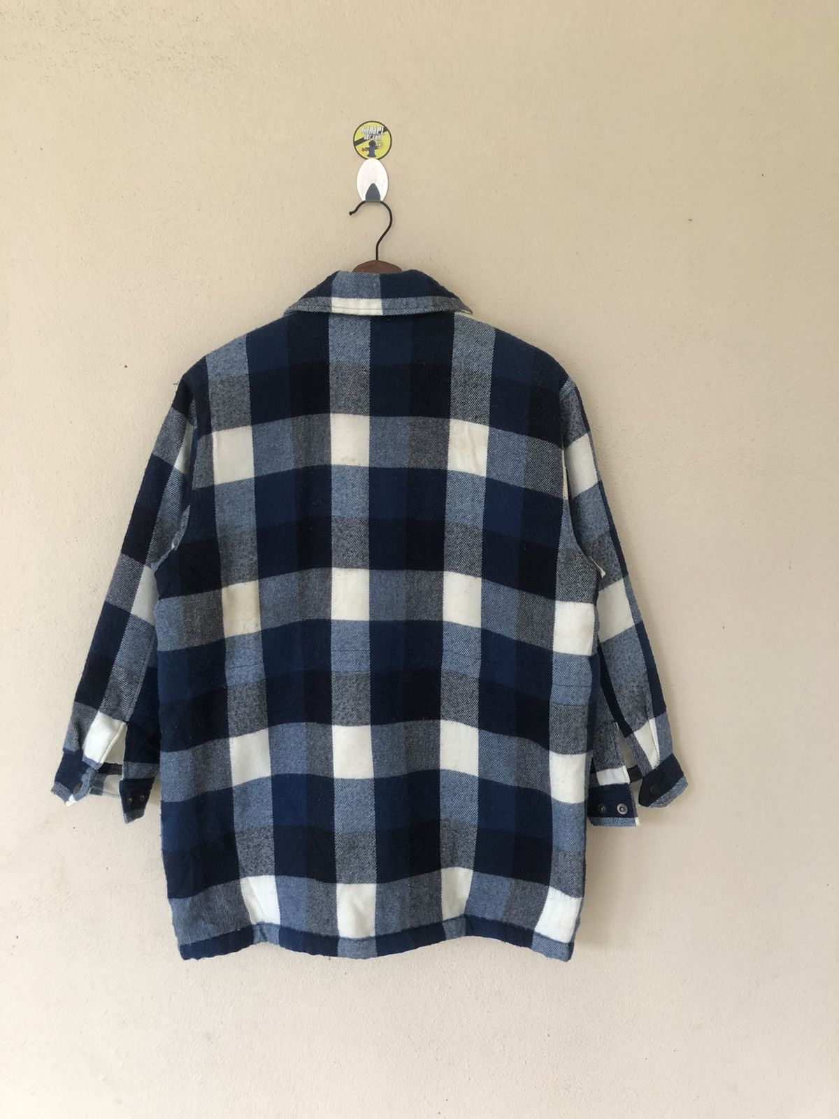 Flannel × Japanese Brand × Vintage VINTAGE TEDDY LINKS SHEARLING FLANNEL JACKET Size US M / EU 48-50 / 2 - 3 Thumbnail