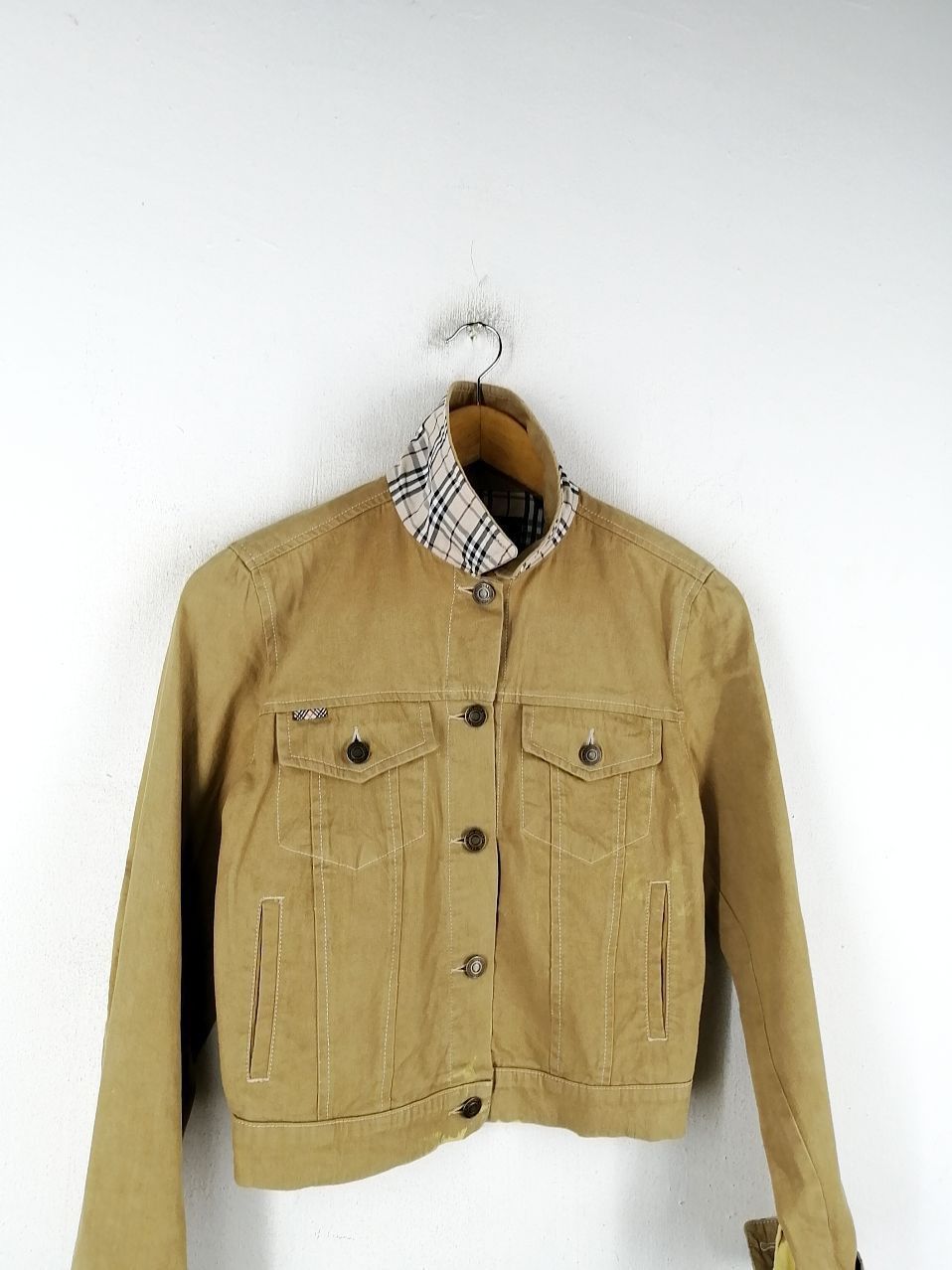 Burberry Burberry London Made In England Acid Wash Jacket Size ONE SIZE - 1 Thumbnail