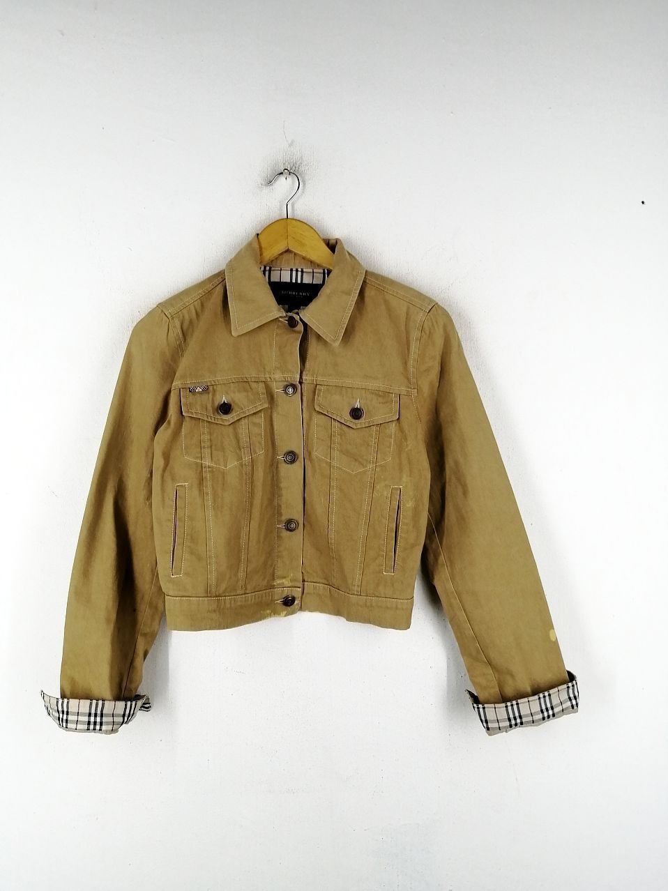 Burberry Burberry London Made In England Acid Wash Jacket Size ONE SIZE - 2 Thumbnail