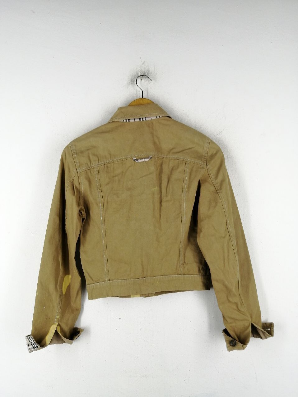 Burberry Burberry London Made In England Acid Wash Jacket Size ONE SIZE - 4 Thumbnail