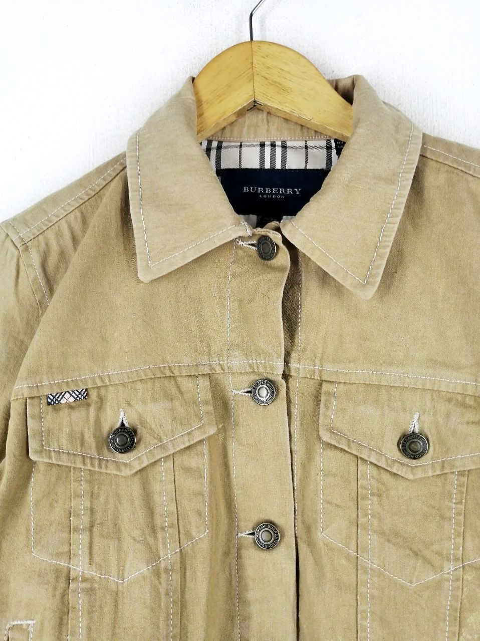 Burberry Burberry London Made In England Acid Wash Jacket Size ONE SIZE - 5 Thumbnail