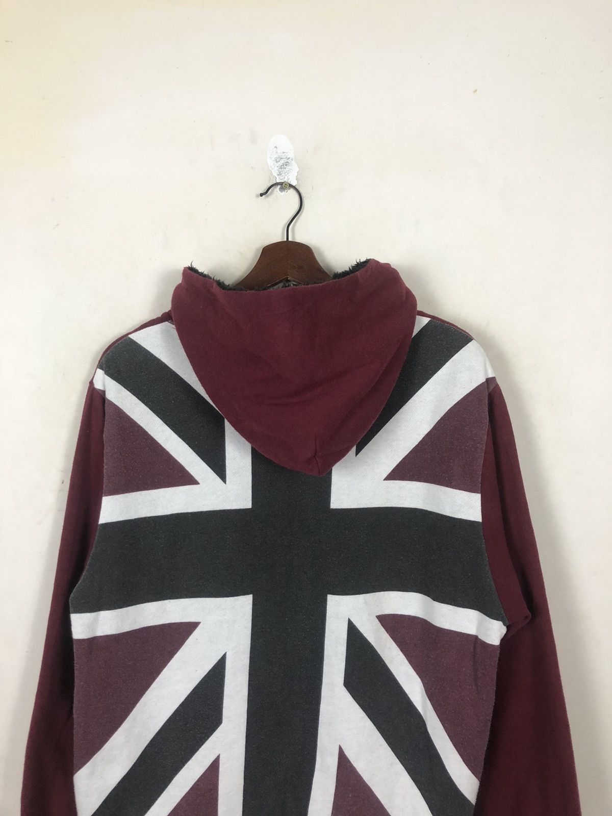 Japanese Brand Lock Heaven Brit Flag Back Fullprinted Hoodie Size US L / EU 52-54 / 3 - 6 Thumbnail