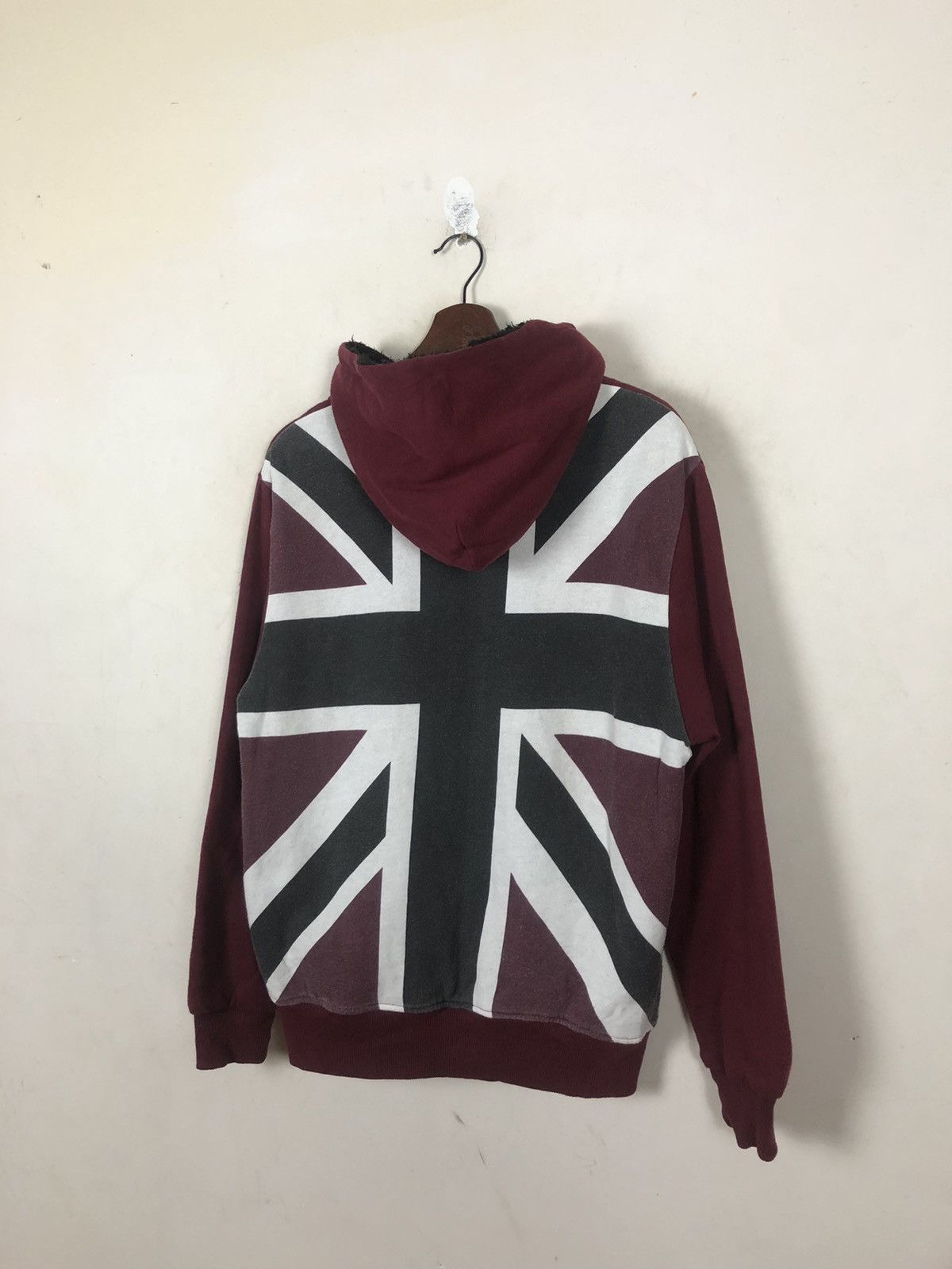 Japanese Brand Lock Heaven Brit Flag Back Fullprinted Hoodie Size US L / EU 52-54 / 3 - 5 Thumbnail