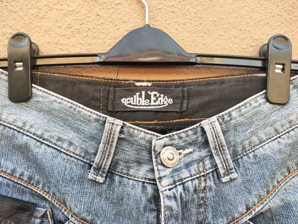 Japanese Brand ❎ Double Edge Cargo Denim Pant Size US 27 - 10 Thumbnail