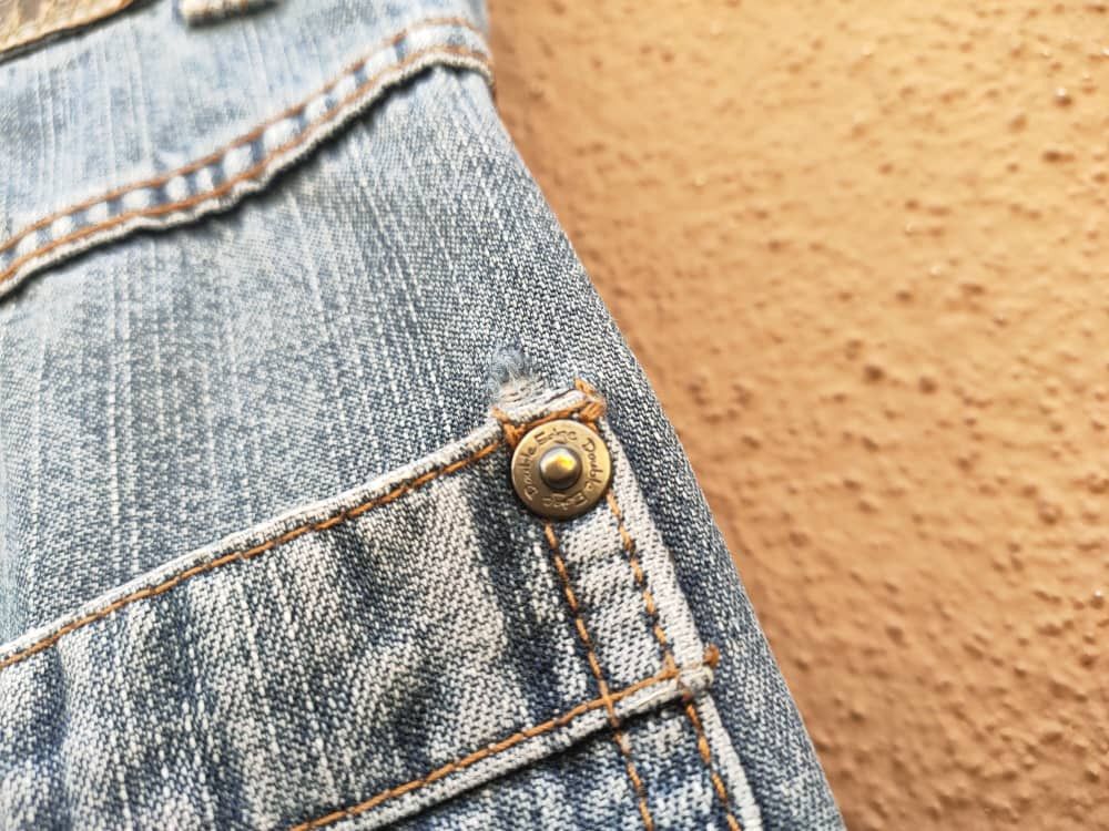 Japanese Brand ❎ Double Edge Cargo Denim Pant Size US 27 - 8 Thumbnail