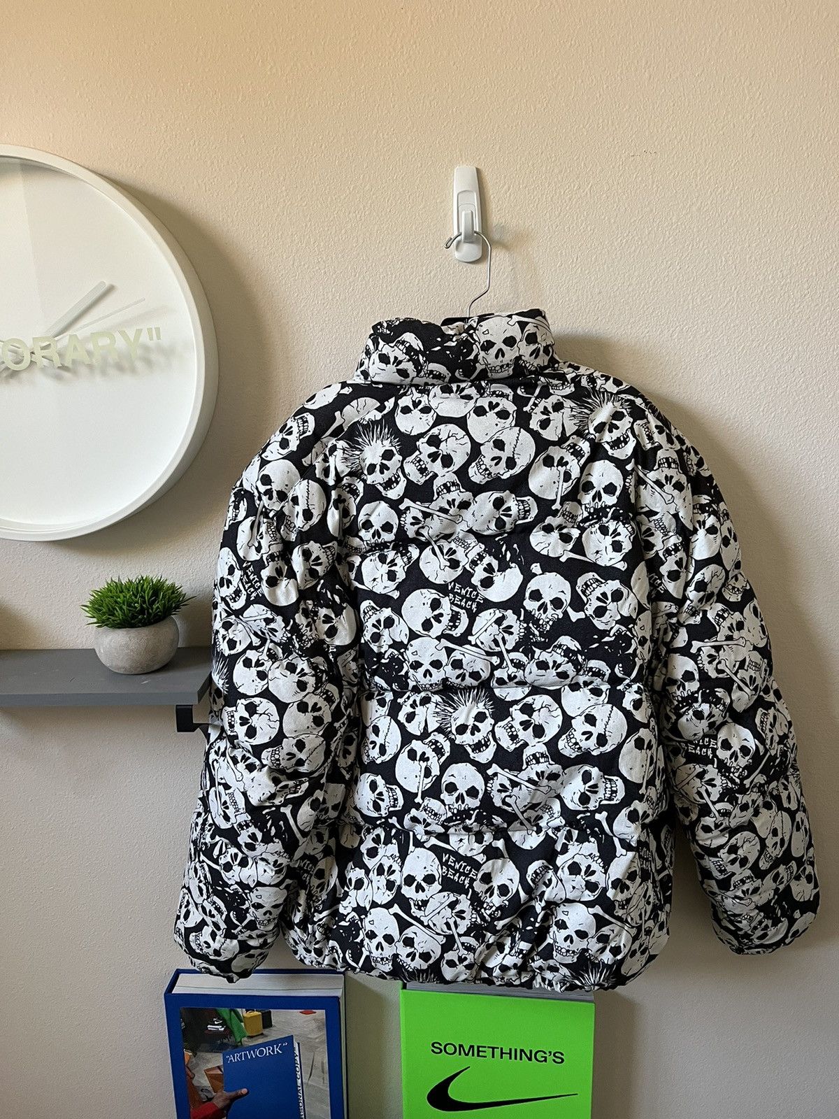 ERL ERL Black Skull Down All Over Print Puffer Jacket Size US L / EU 52-54 / 3 - 3 Thumbnail