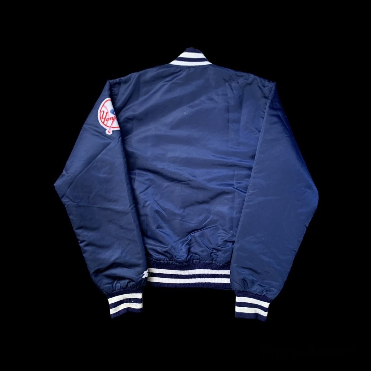 New York Yankees × Starter Vintage New York Yankees MLB Starter Satin Varsity Jacket Size US M / EU 48-50 / 2 - 2 Thumbnail