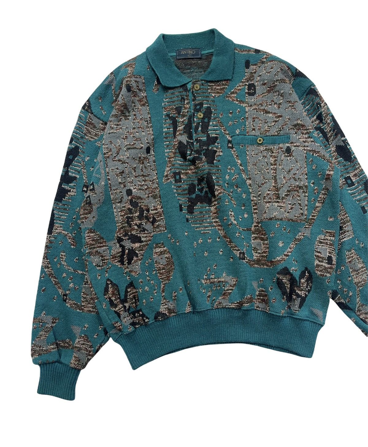 Aran Isles Knitwear Vintage Avantgarde Luxury Jumper Sweater Size US M / EU 48-50 / 2 - 2 Thumbnail