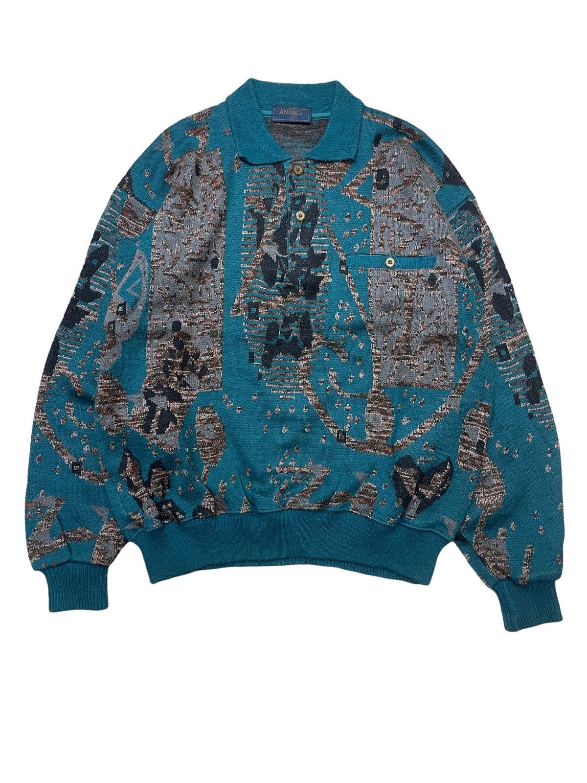 Aran Isles Knitwear Vintage Avantgarde Luxury Jumper Sweater Size US M / EU 48-50 / 2 - 1 Thumbnail