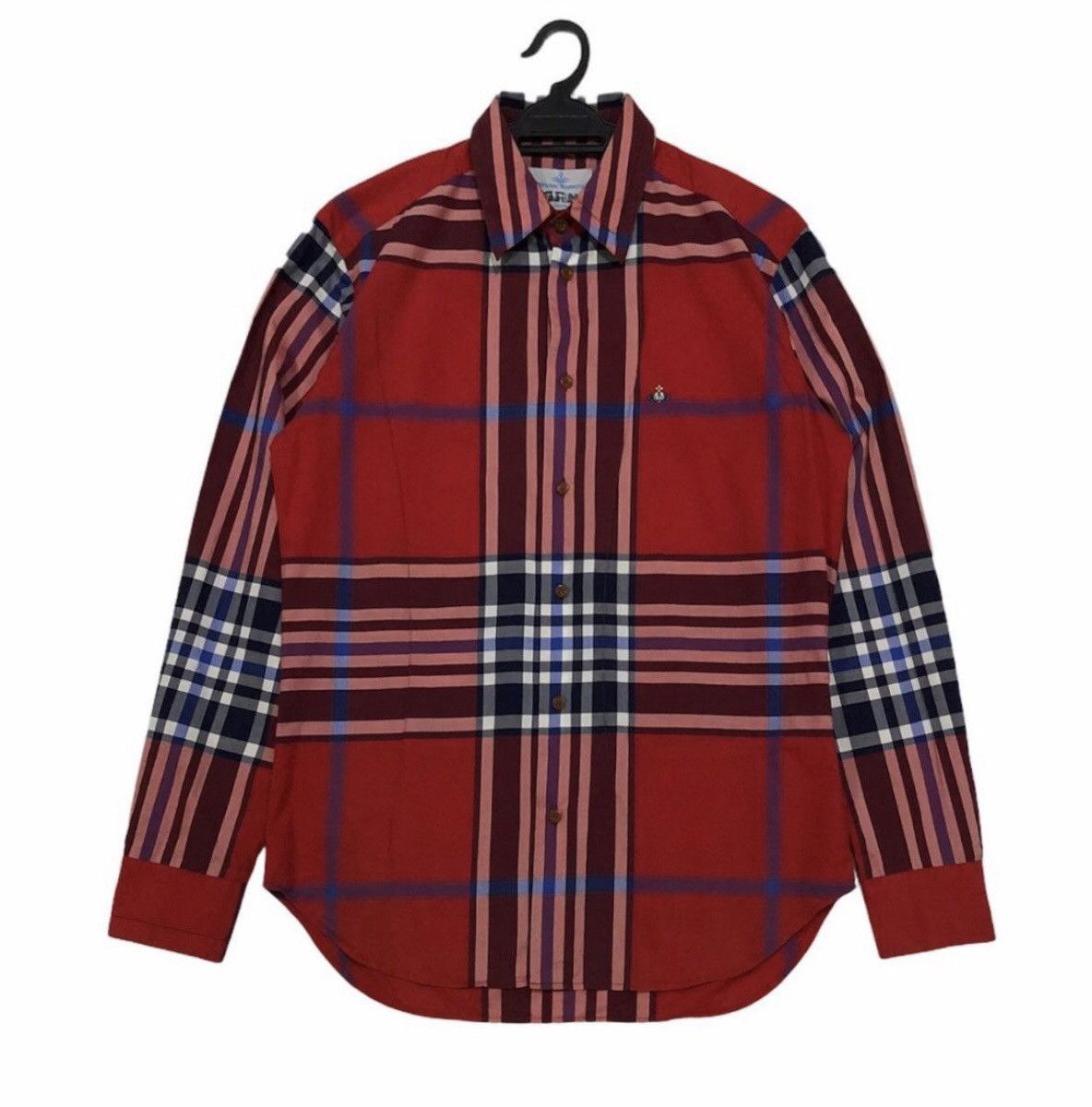 Vivienne Westwood Vivienne Westwood Man Big Cheked Button Shirt Size US L / EU 52-54 / 3 - 5 Thumbnail