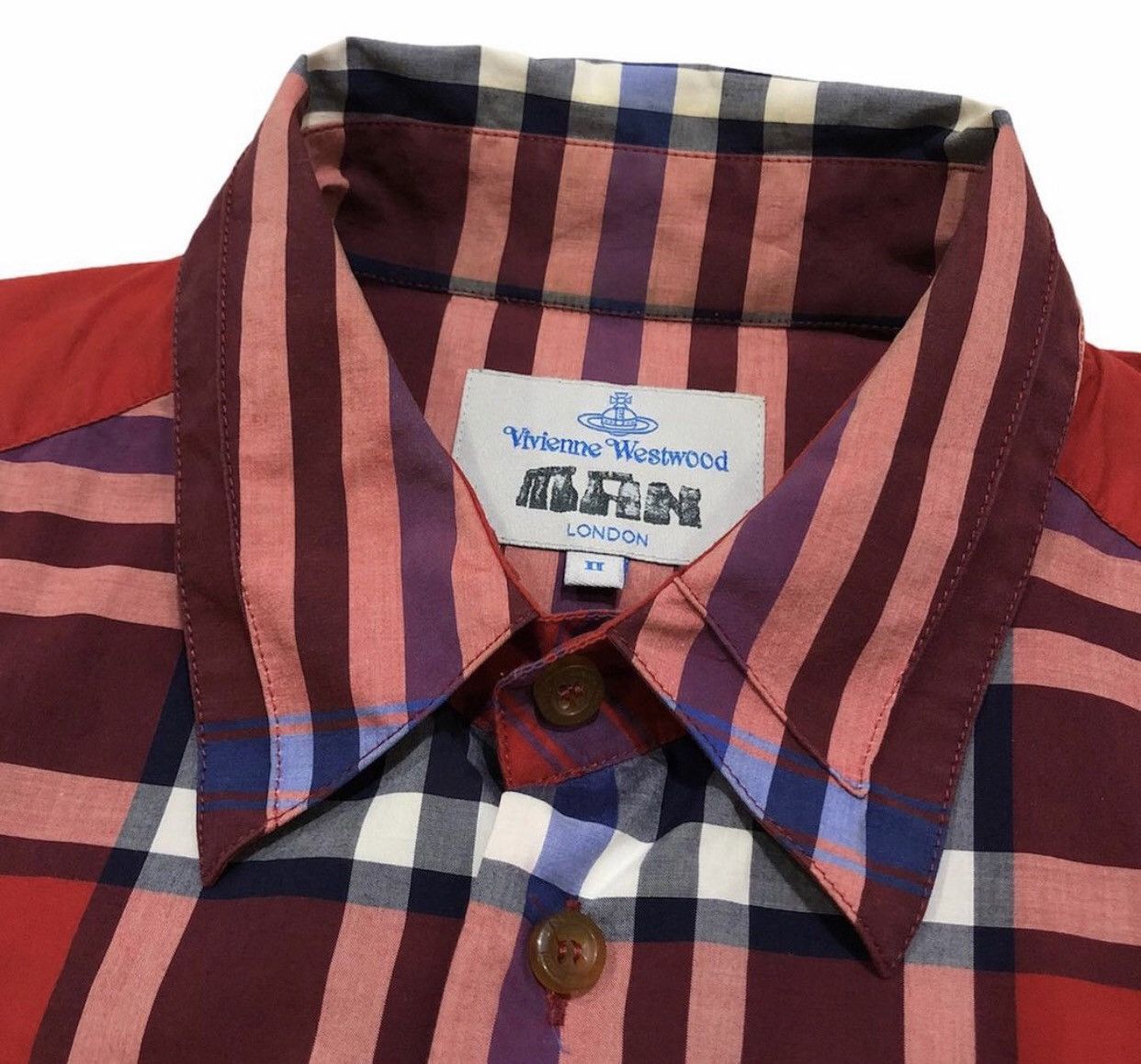 Vivienne Westwood Vivienne Westwood Man Big Cheked Button Shirt Size US L / EU 52-54 / 3 - 3 Thumbnail