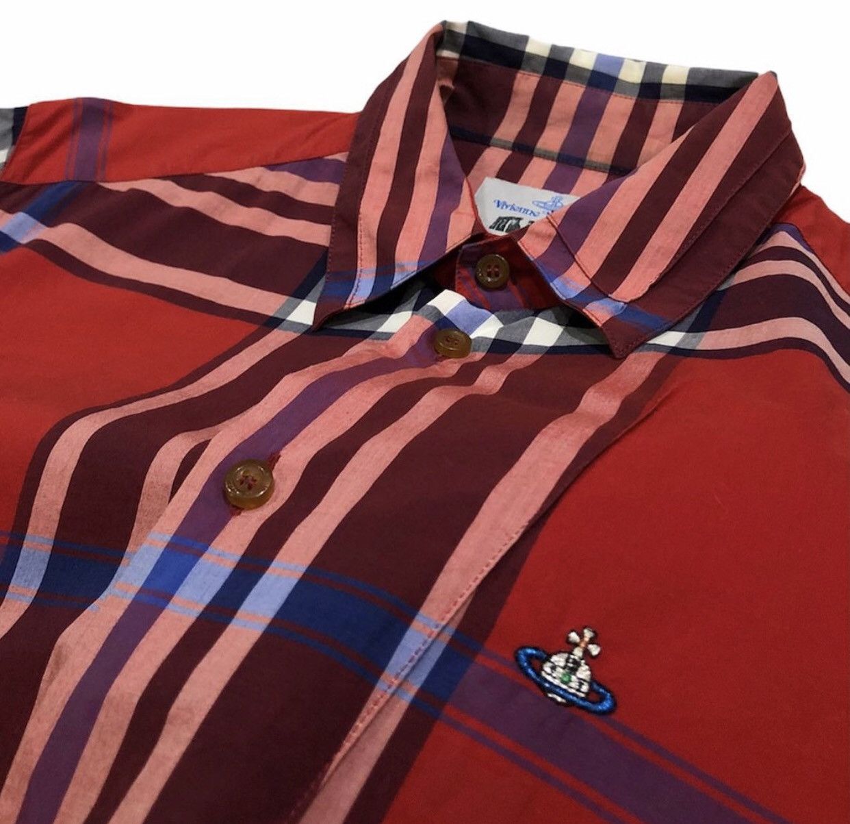Vivienne Westwood Vivienne Westwood Man Big Cheked Button Shirt Size US L / EU 52-54 / 3 - 2 Thumbnail