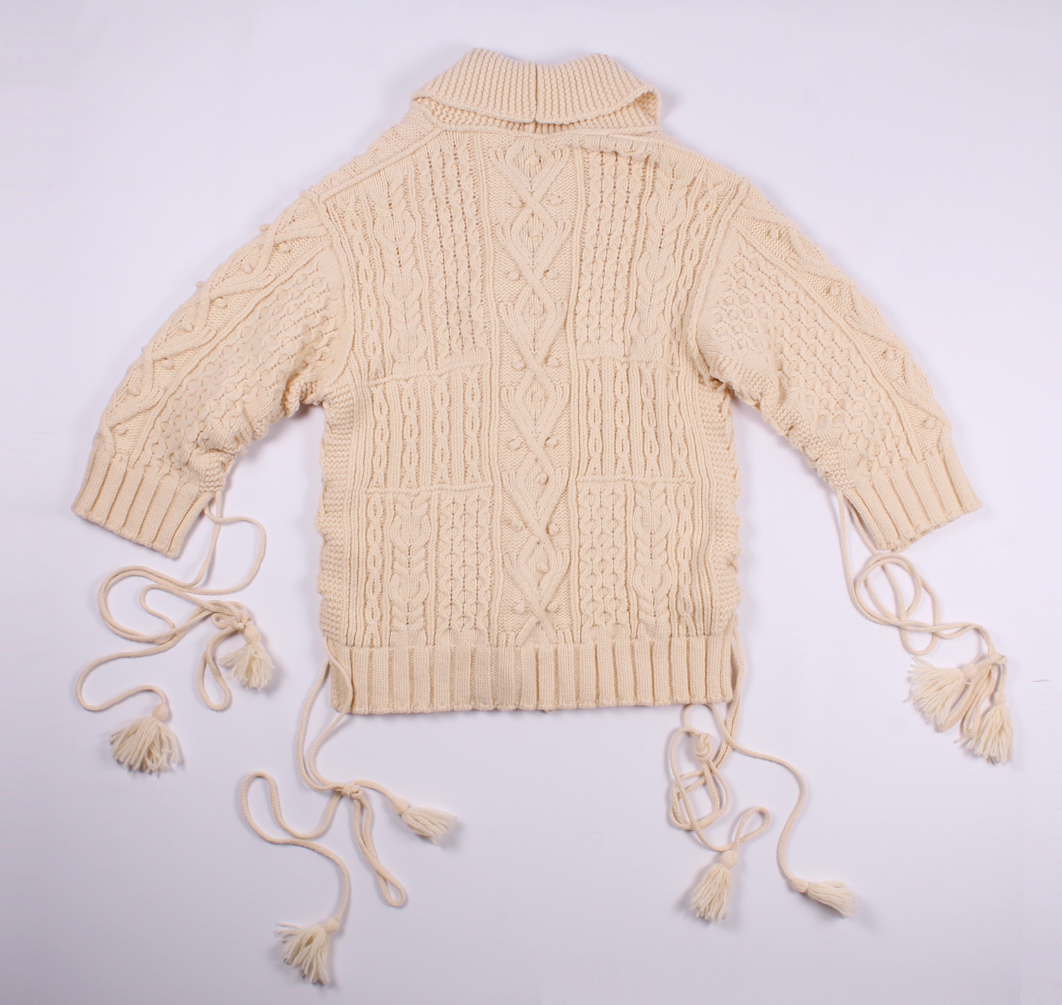 Philosophy di Lorenzo Serafini Philosophy di Lorenzo Serafini Cable Knit Wool Cardigan Size L / US 10 / IT 46 - 12 Thumbnail