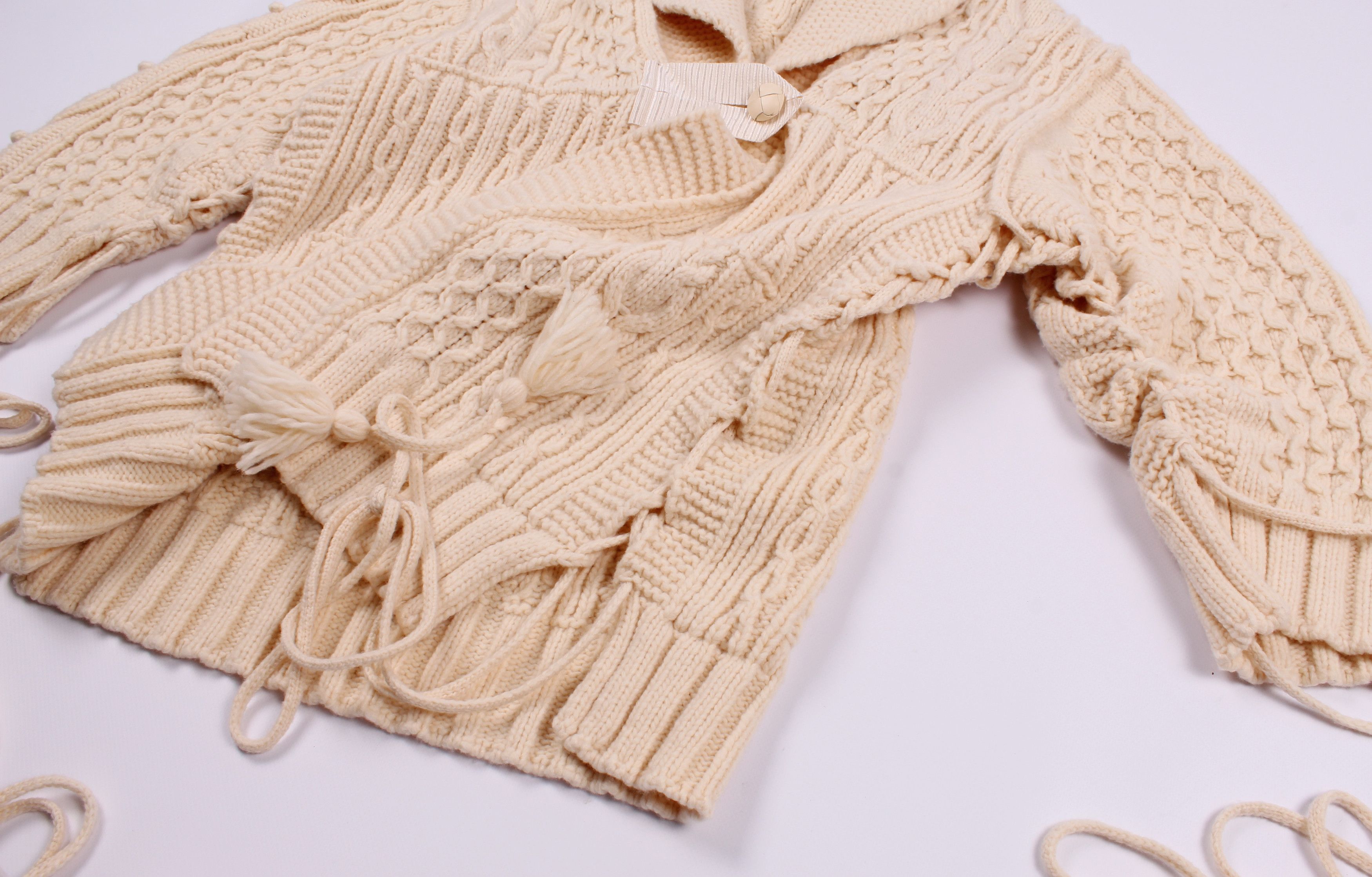 Philosophy di Lorenzo Serafini Philosophy di Lorenzo Serafini Cable Knit Wool Cardigan Size L / US 10 / IT 46 - 11 Thumbnail