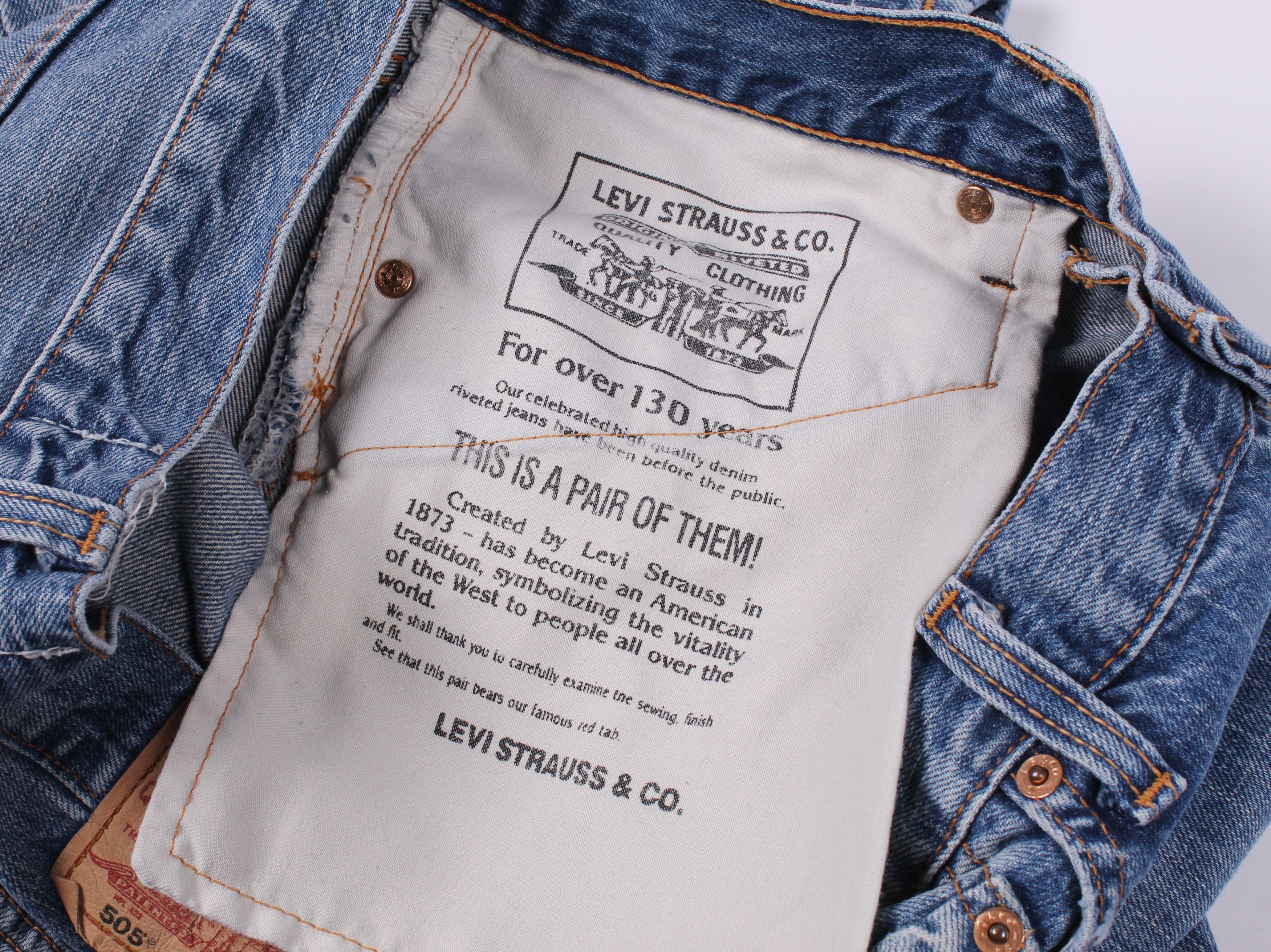 Levi's Vintage 00's LEVI'S 505 Limited Edition Distressed Jeans Size US 34 / EU 50 - 8 Thumbnail