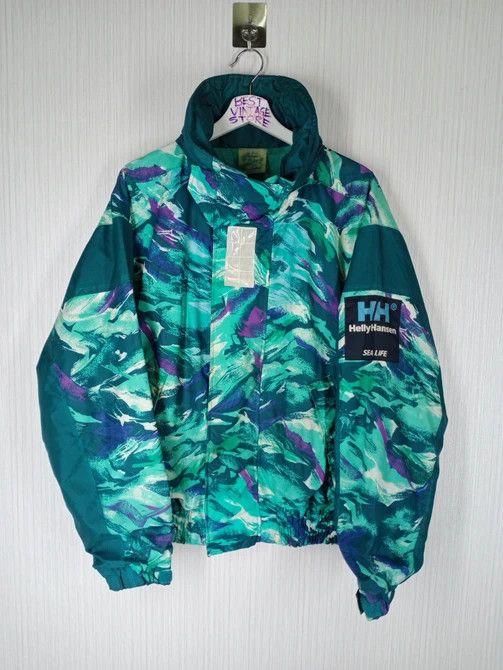 Helly Hansen Vintage Helly Hansen Sea Life Camo Design Jacket Size US L / EU 52-54 / 3 - 2 Thumbnail