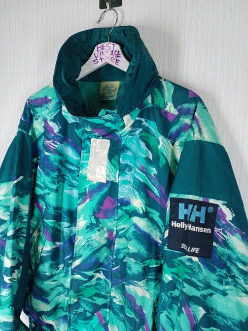 Helly Hansen Vintage Helly Hansen Sea Life Camo Design Jacket Size US L / EU 52-54 / 3 - 7 Thumbnail