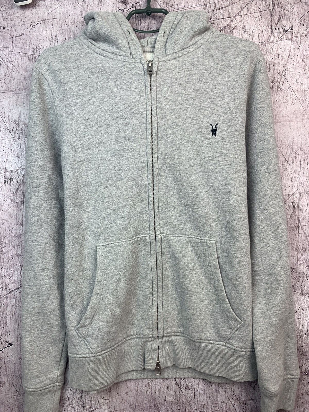Allsaints Allsaints Vintage Fox Zip Up Hoodie Size US S / EU 44-46 / 1 - 3 Thumbnail