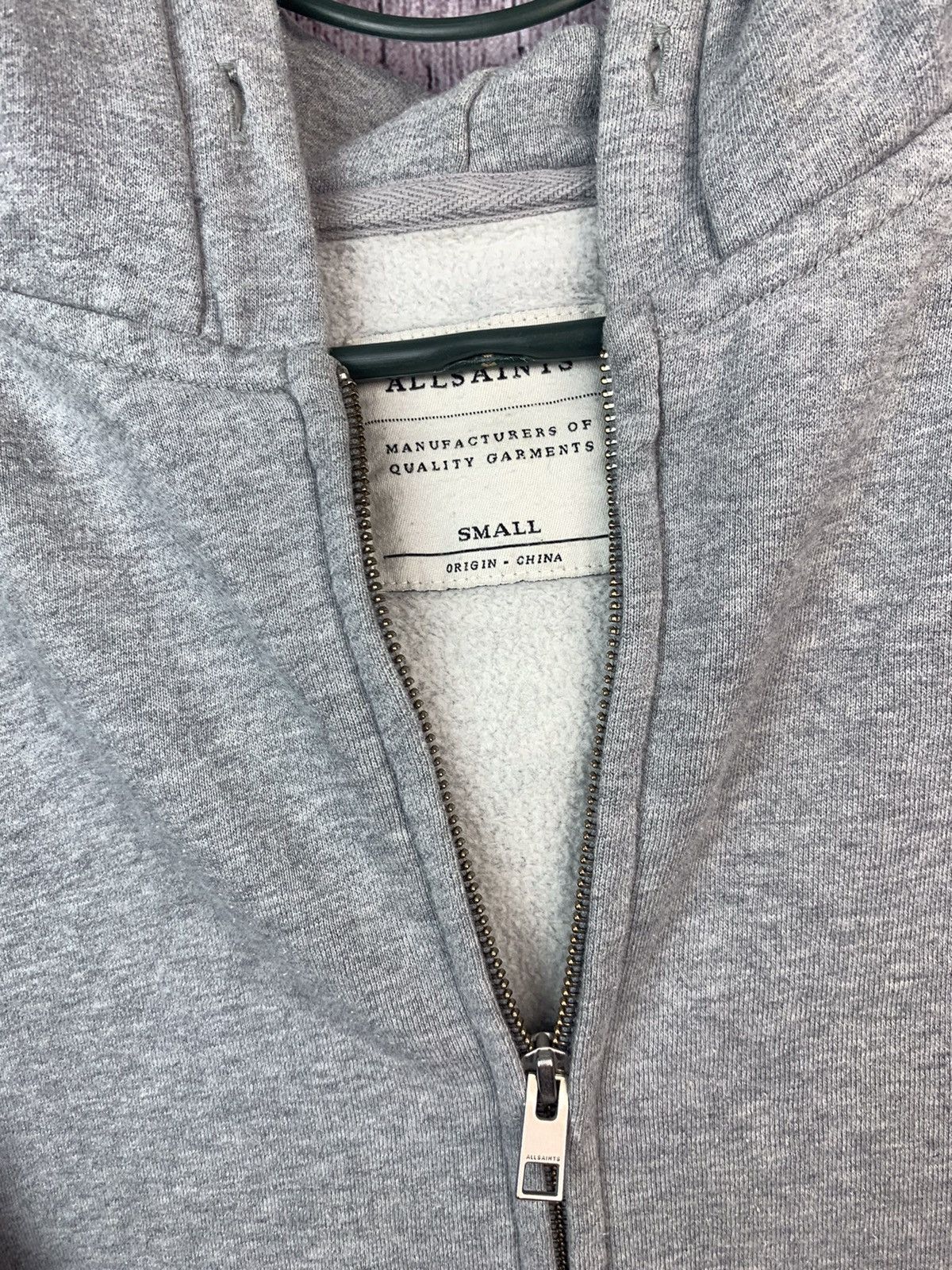 Allsaints Allsaints Vintage Fox Zip Up Hoodie Size US S / EU 44-46 / 1 - 4 Thumbnail