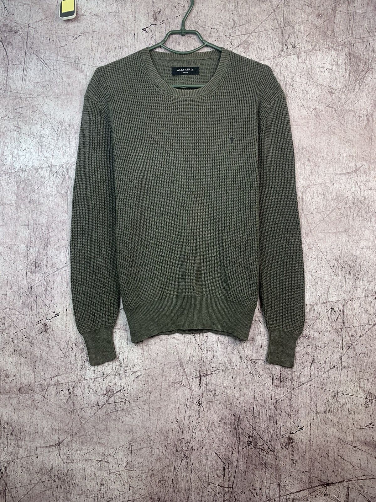 Allsaints Allsaints Trias Crew Knit Ribbed Cotton Sweater Size US S / EU 44-46 / 1 - 1 Thumbnail