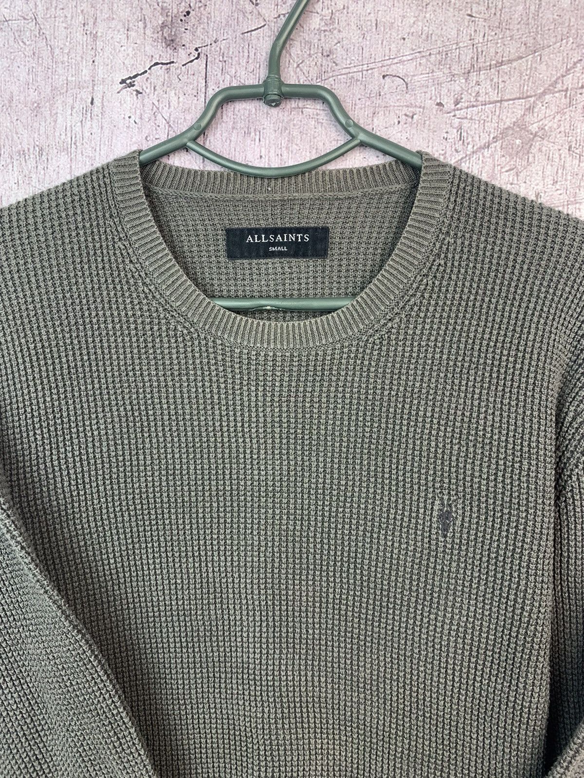 Allsaints Allsaints Trias Crew Knit Ribbed Cotton Sweater Size US S / EU 44-46 / 1 - 3 Thumbnail