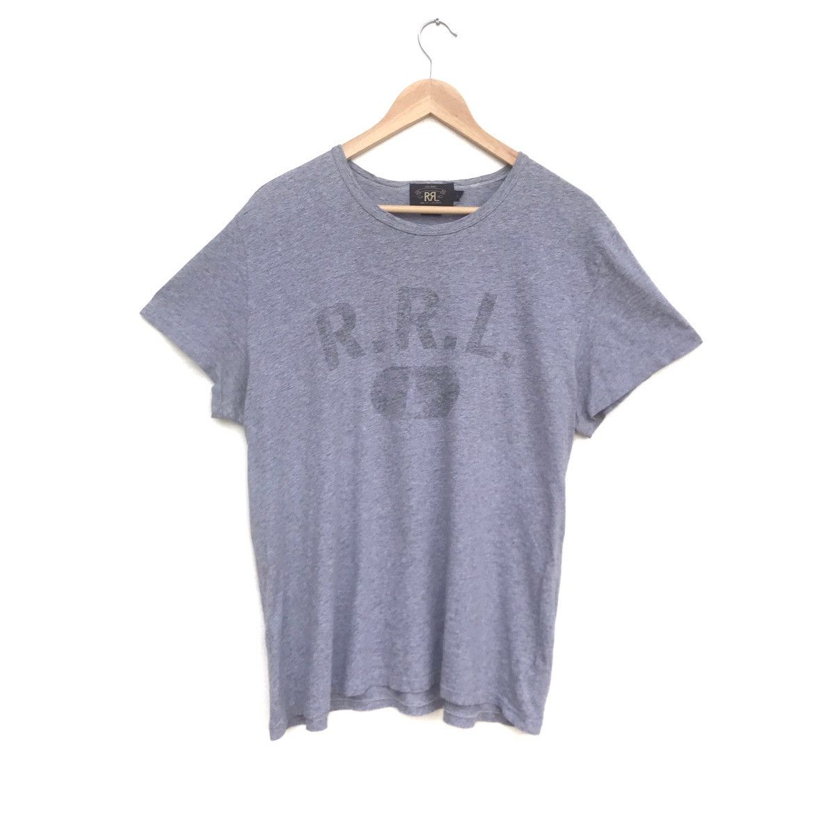 RRL Ralph Lauren Rare💥Vintage RRL sleeveless Spell out light grey tee Size US L / EU 52-54 / 3 - 1 Thumbnail