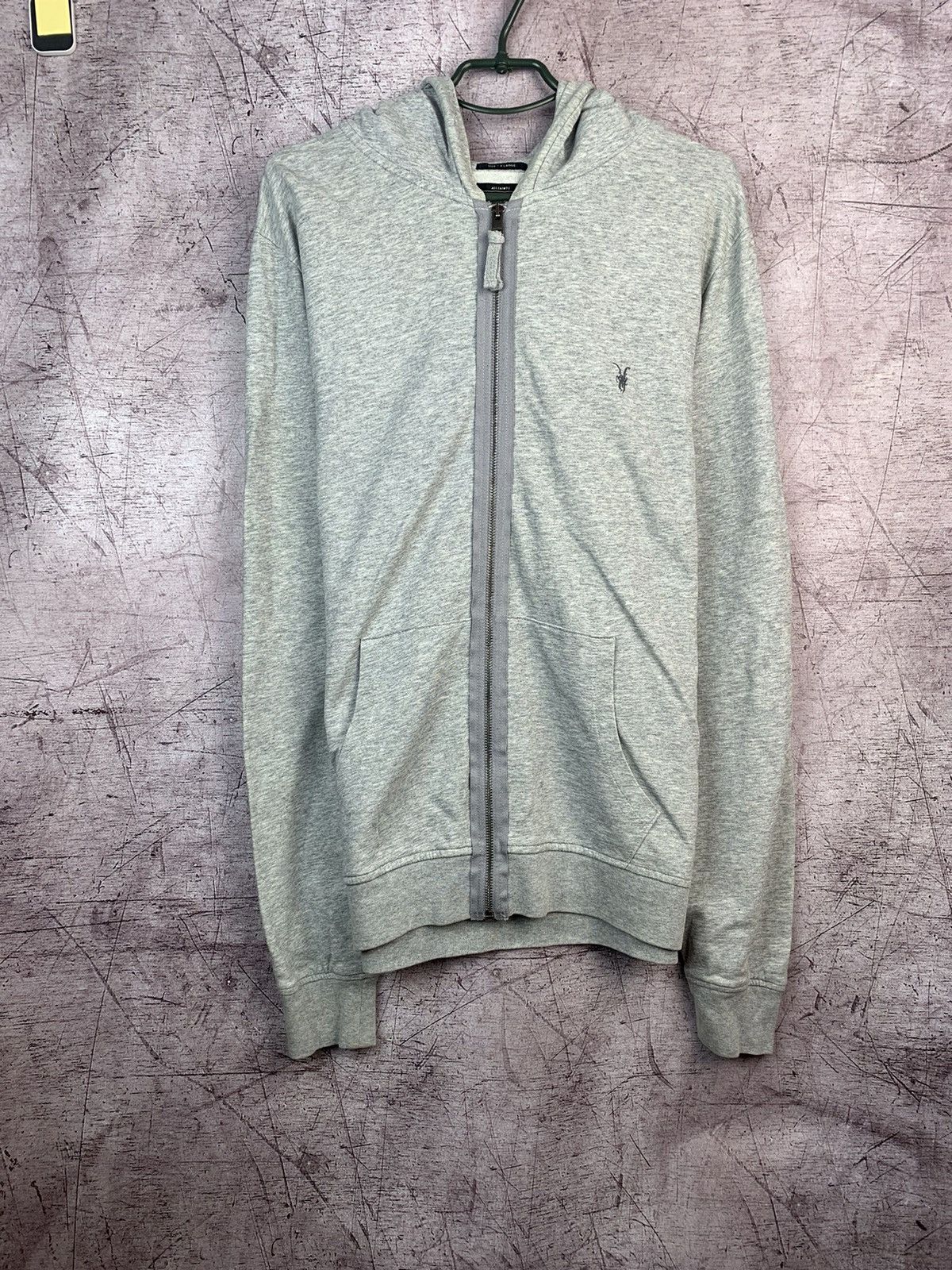 Allsaints Allsaints Vintage Orian Zip Hoodie Size US XL / EU 56 / 4 - 1 Thumbnail