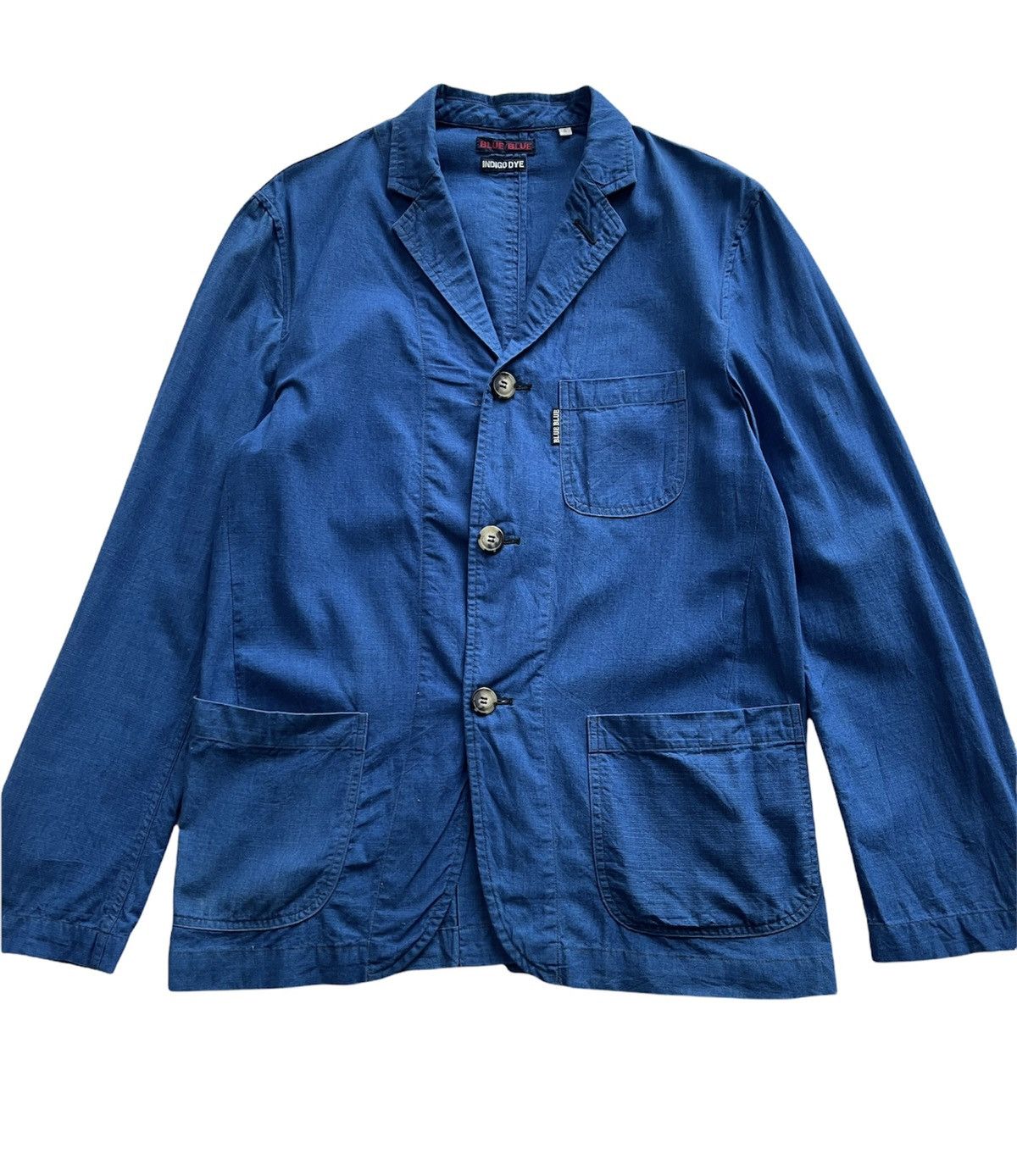 Blue Blue Japan Blue Blue Japan Indigo Dye Chore Jacket Size US M / EU 48-50 / 2 - 5 Thumbnail