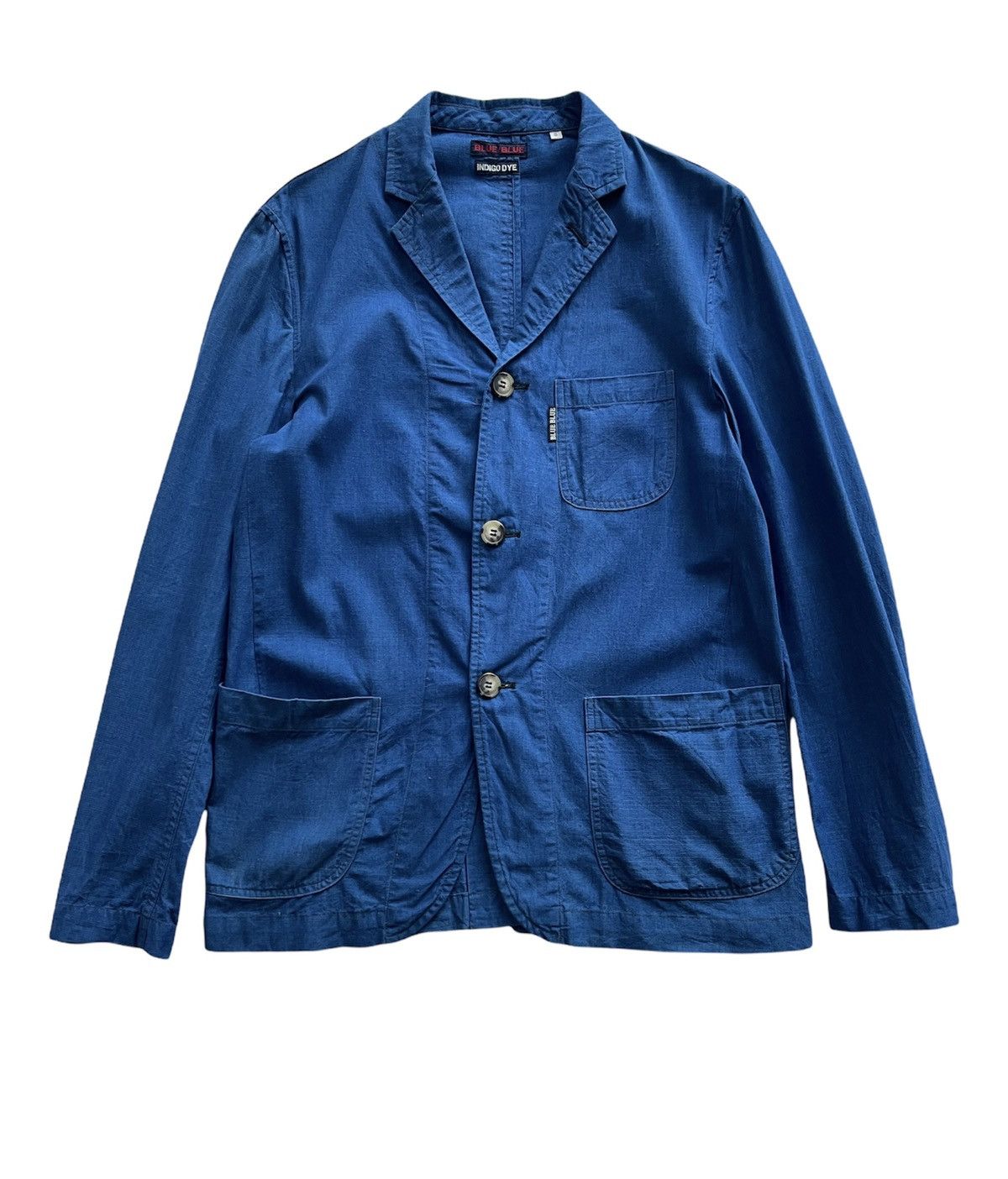 Blue Blue Japan Blue Blue Japan Indigo Dye Chore Jacket Size US M / EU 48-50 / 2 - 1 Thumbnail