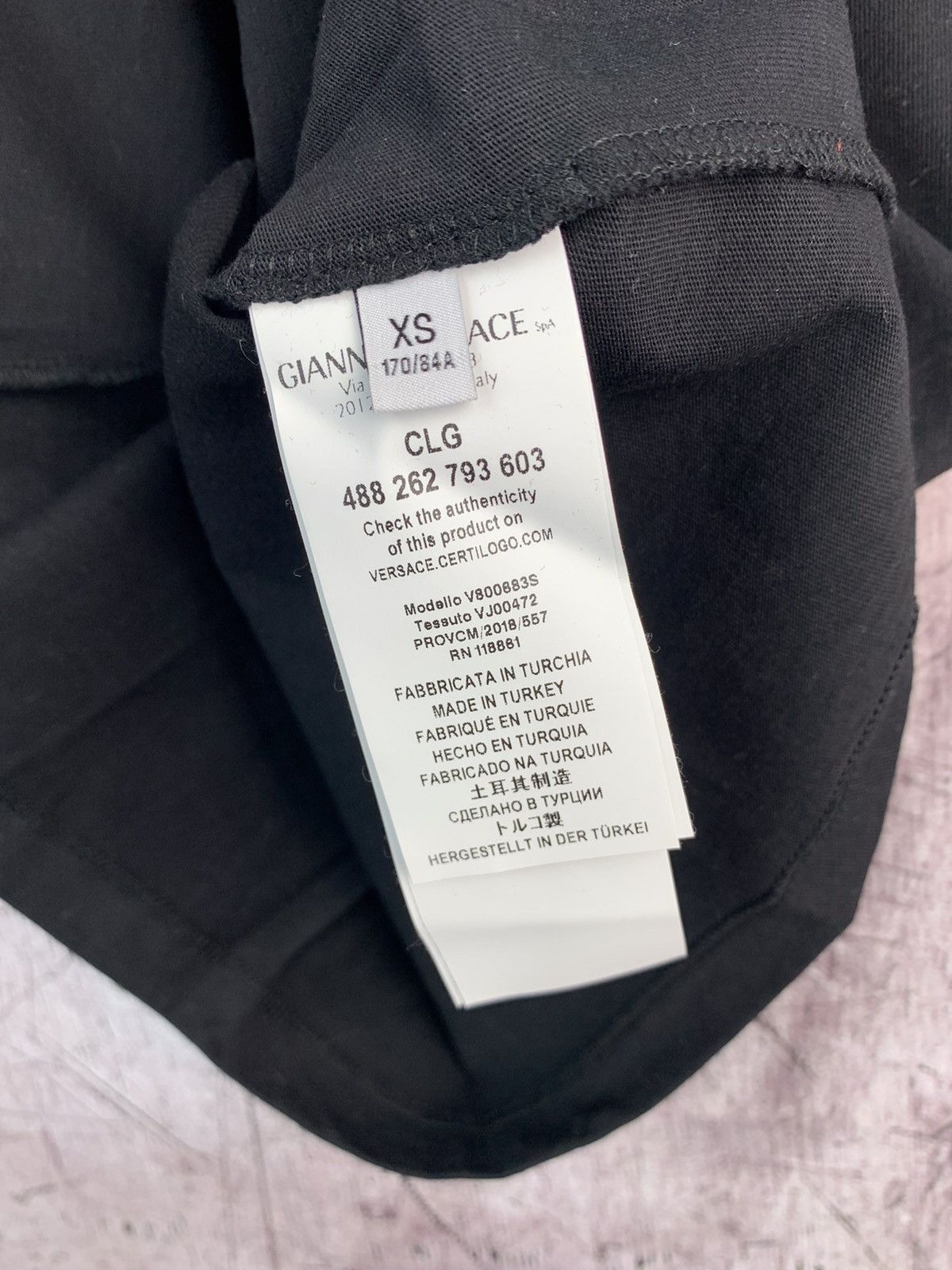 Versace × Versace Jeans Couture Versace Mens T Shirt Size US XS / EU 42 / 0 - 4 Thumbnail