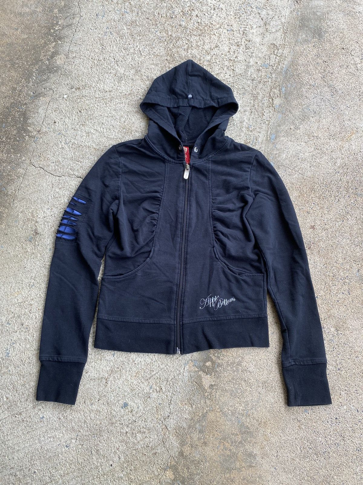 Japanese Brand × Vintage Vintage Y2K Apple Bottom Jeans Full Zip Hoodie Size S / US 4 / IT 40 - 6 Thumbnail
