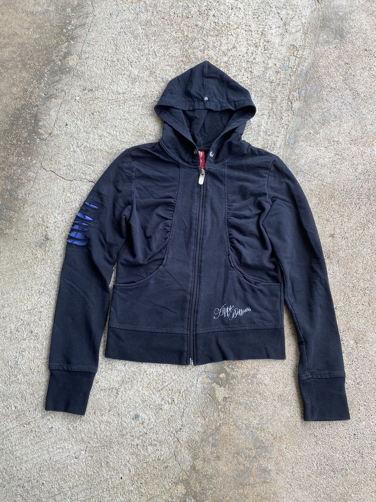 Japanese Brand × Vintage Vintage Y2K Apple Bottom Jeans Full Zip Hoodie Size S / US 4 / IT 40 - 5 Thumbnail