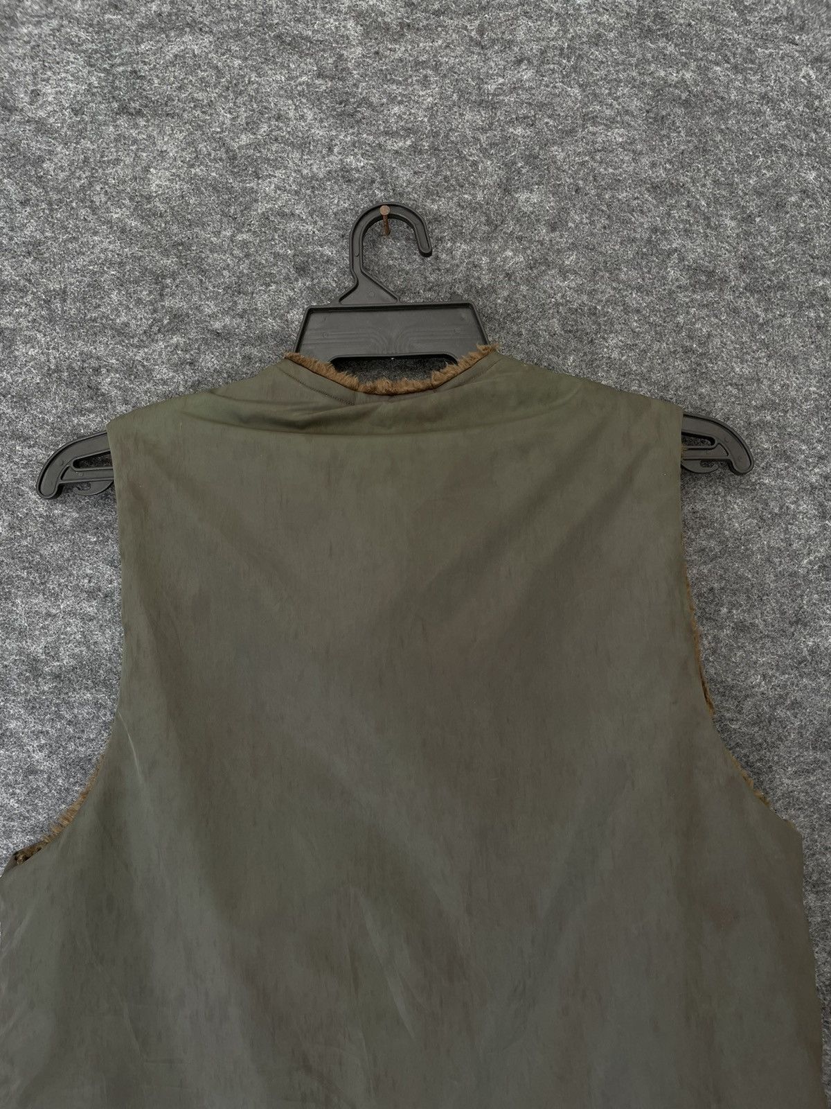 Japanese Brand × Vintage VINTAGE OKACHI SHEARLING VEST Size US L / EU 52-54 / 3 - 4 Thumbnail