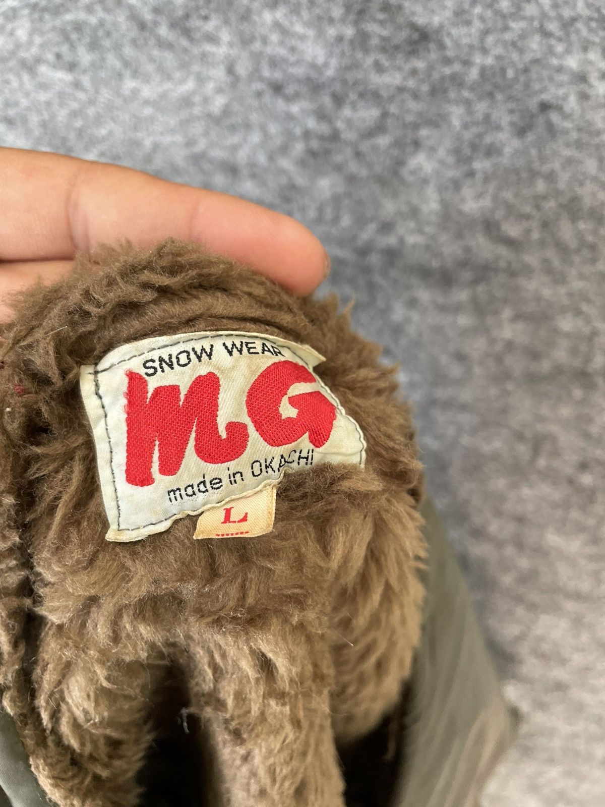 Japanese Brand × Vintage VINTAGE OKACHI SHEARLING VEST Size US L / EU 52-54 / 3 - 5 Thumbnail