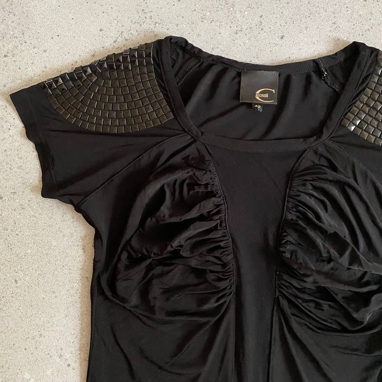 Just Cavalli × Roberto Cavalli × Vintage «Just Cavalli» by Roberto Cavalli Y2K T-Shirt Size M / US 6-8 / IT 42-44 - 3 Thumbnail