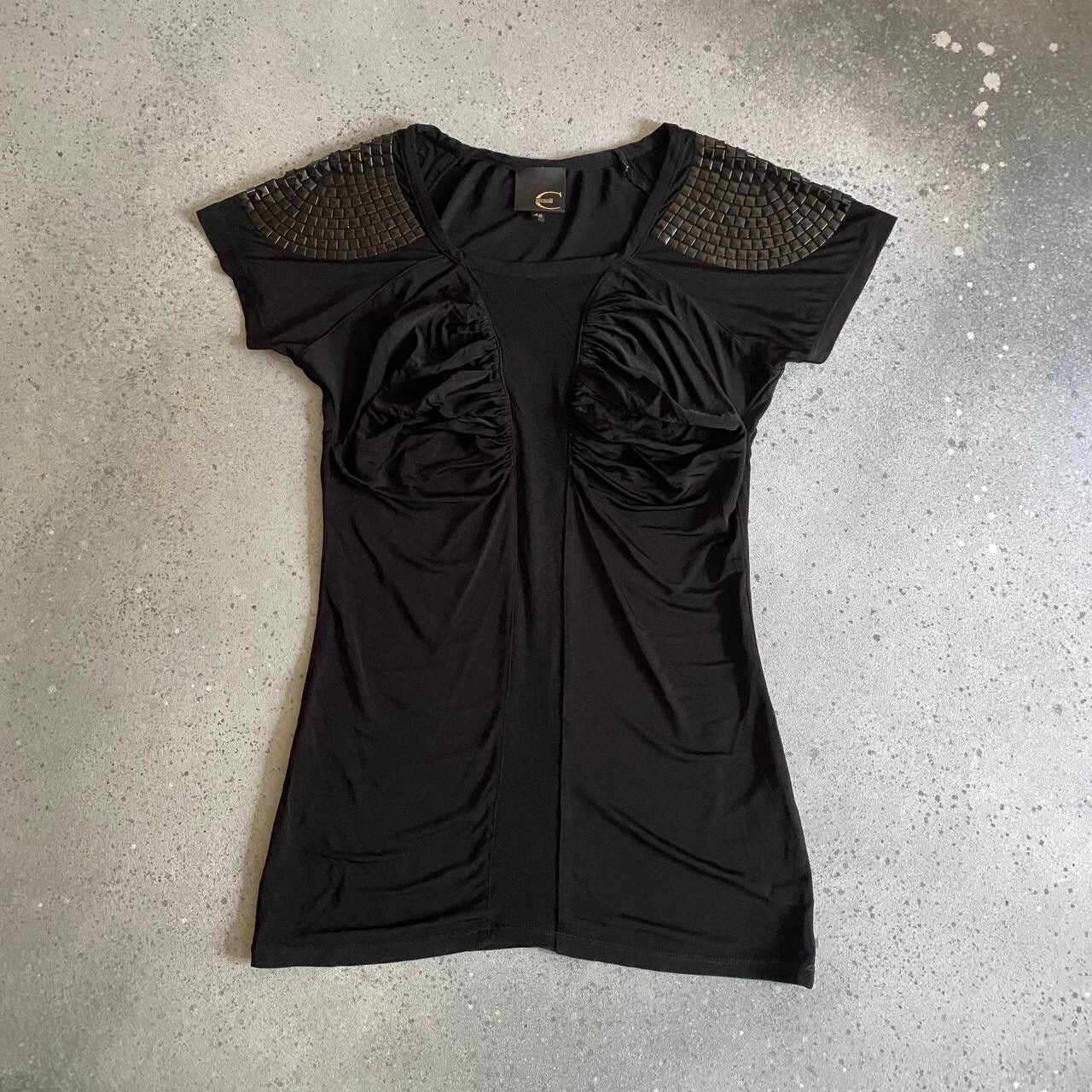 Just Cavalli × Roberto Cavalli × Vintage «Just Cavalli» by Roberto Cavalli Y2K T-Shirt Size M / US 6-8 / IT 42-44 - 2 Thumbnail
