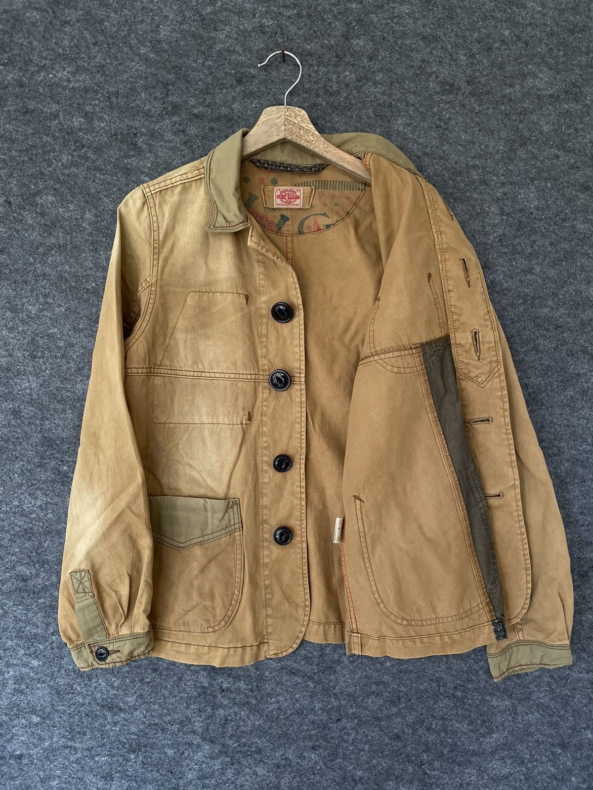 Japanese Brand × Vintage CUBE SUGAR HEAVY DUTY JACKET Size US M / EU 48-50 / 2 - 5 Thumbnail