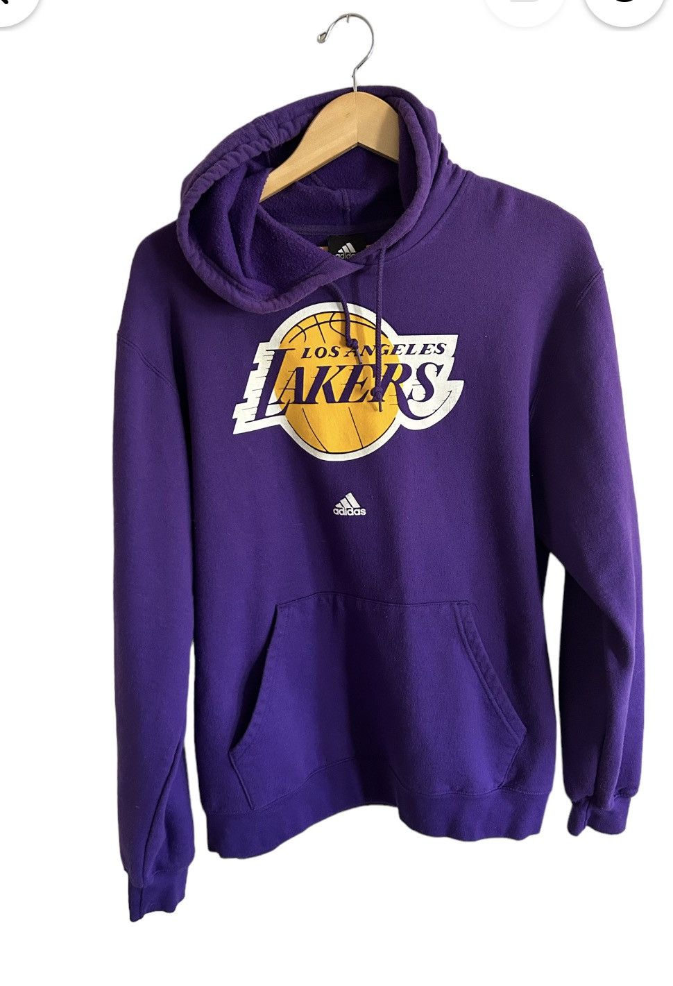 Adidas × L.A. Lakers × Vintage LA Lakers Adidas Hoodie | Grailed