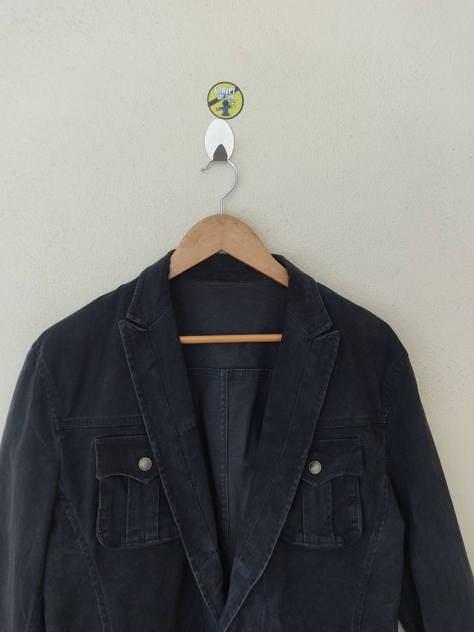 Issey Miyake × Japanese Brand × Tete Homme TETE HOMME MULTI POCKET BLACK JACKET (DHL SHIPPING) Size US M / EU 48-50 / 2 - 2 Thumbnail