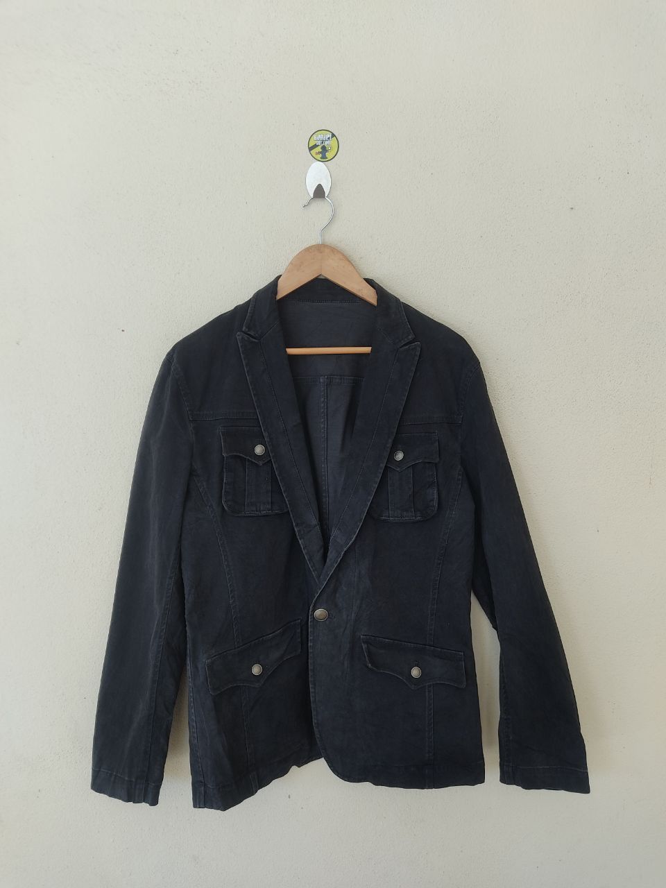 Issey Miyake × Japanese Brand × Tete Homme TETE HOMME MULTI POCKET BLACK JACKET (DHL SHIPPING) Size US M / EU 48-50 / 2 - 1 Thumbnail