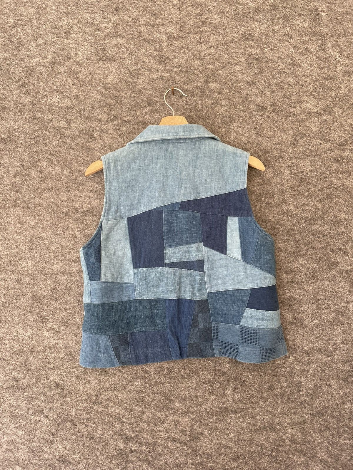 Japanese Brand × Vintage VINTAGE JAPANESE BORO VEST Size US S / EU 44-46 / 1 - 3 Thumbnail