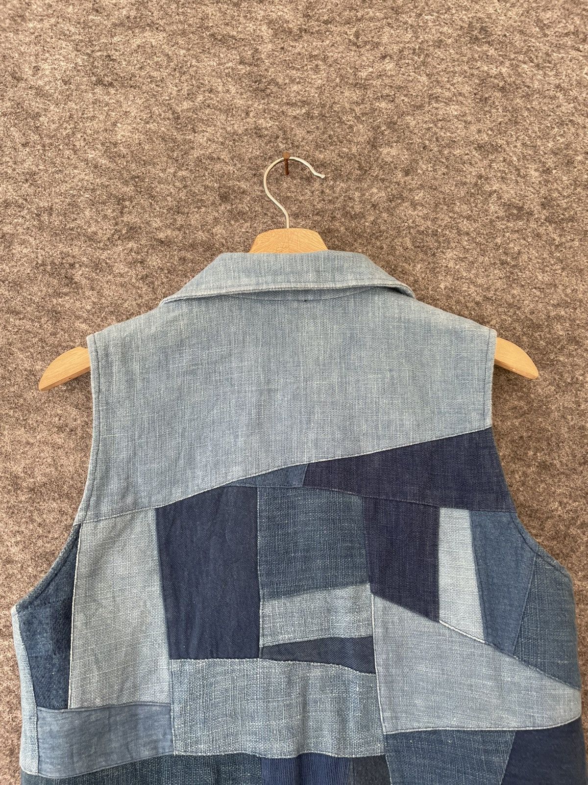 Japanese Brand × Vintage VINTAGE JAPANESE BORO VEST Size US S / EU 44-46 / 1 - 4 Thumbnail