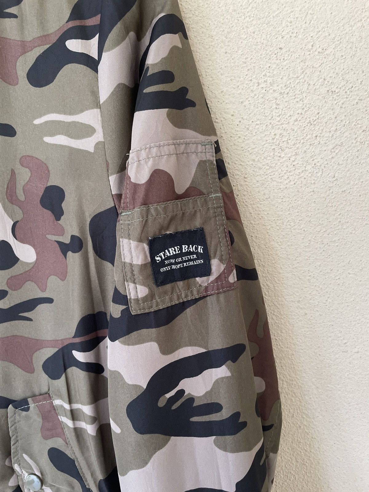 Japanese Brand REVERSIBLE STARE BACK CAMO VARSITY Size US M / EU 48-50 / 2 - 5 Thumbnail