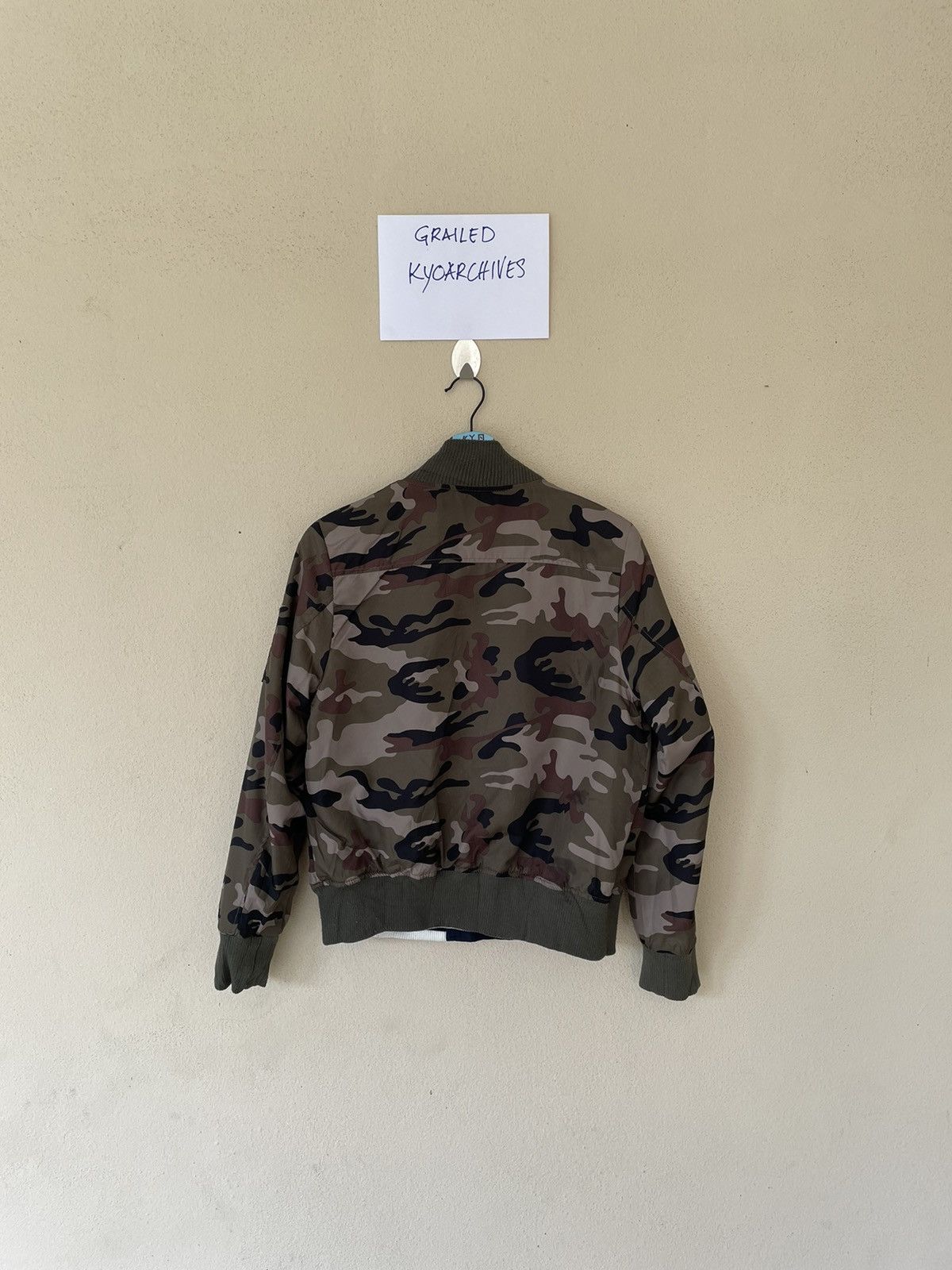 Japanese Brand REVERSIBLE STARE BACK CAMO VARSITY Size US M / EU 48-50 / 2 - 6 Thumbnail